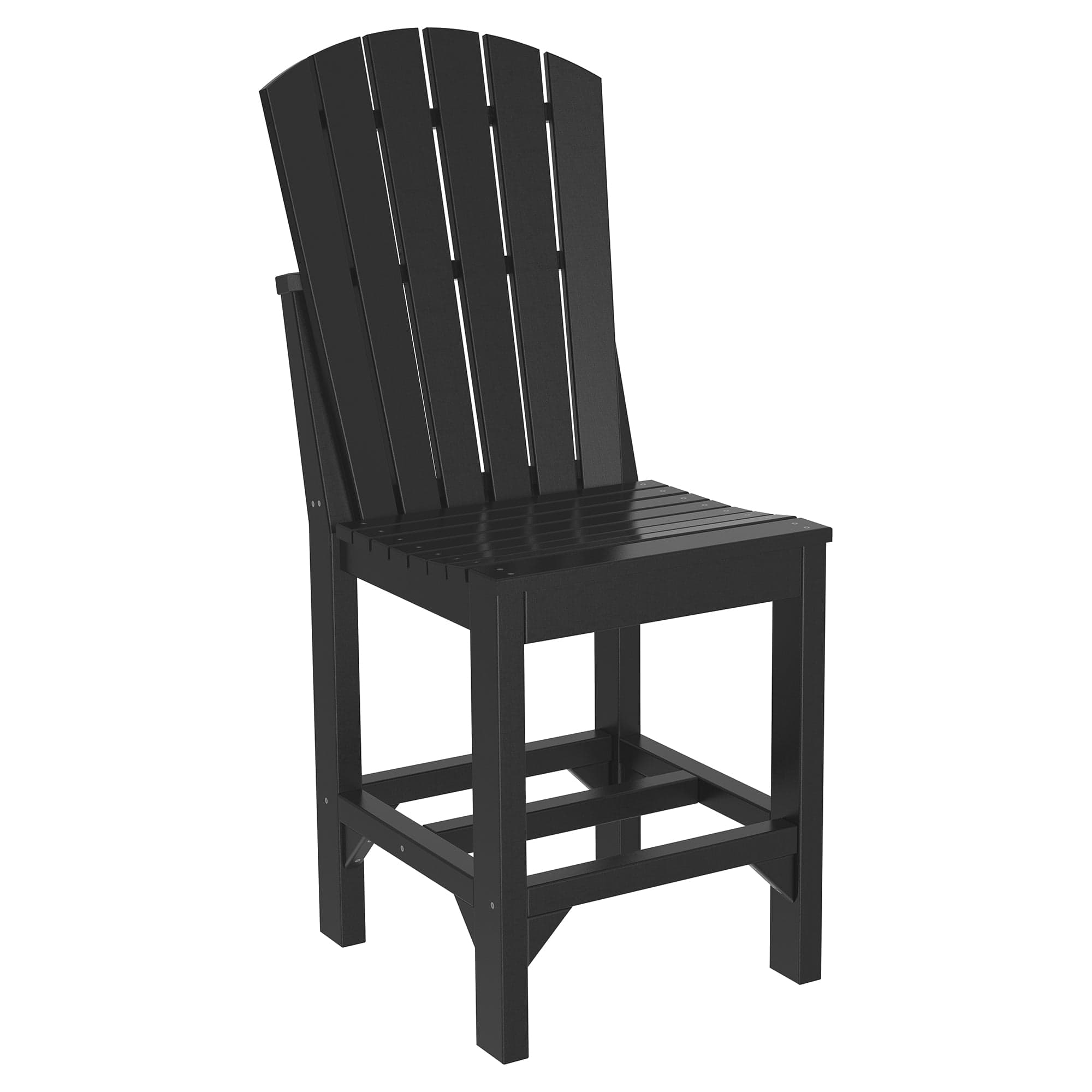 Luxcraft Poly Composite Adirondack Side Counter Chair