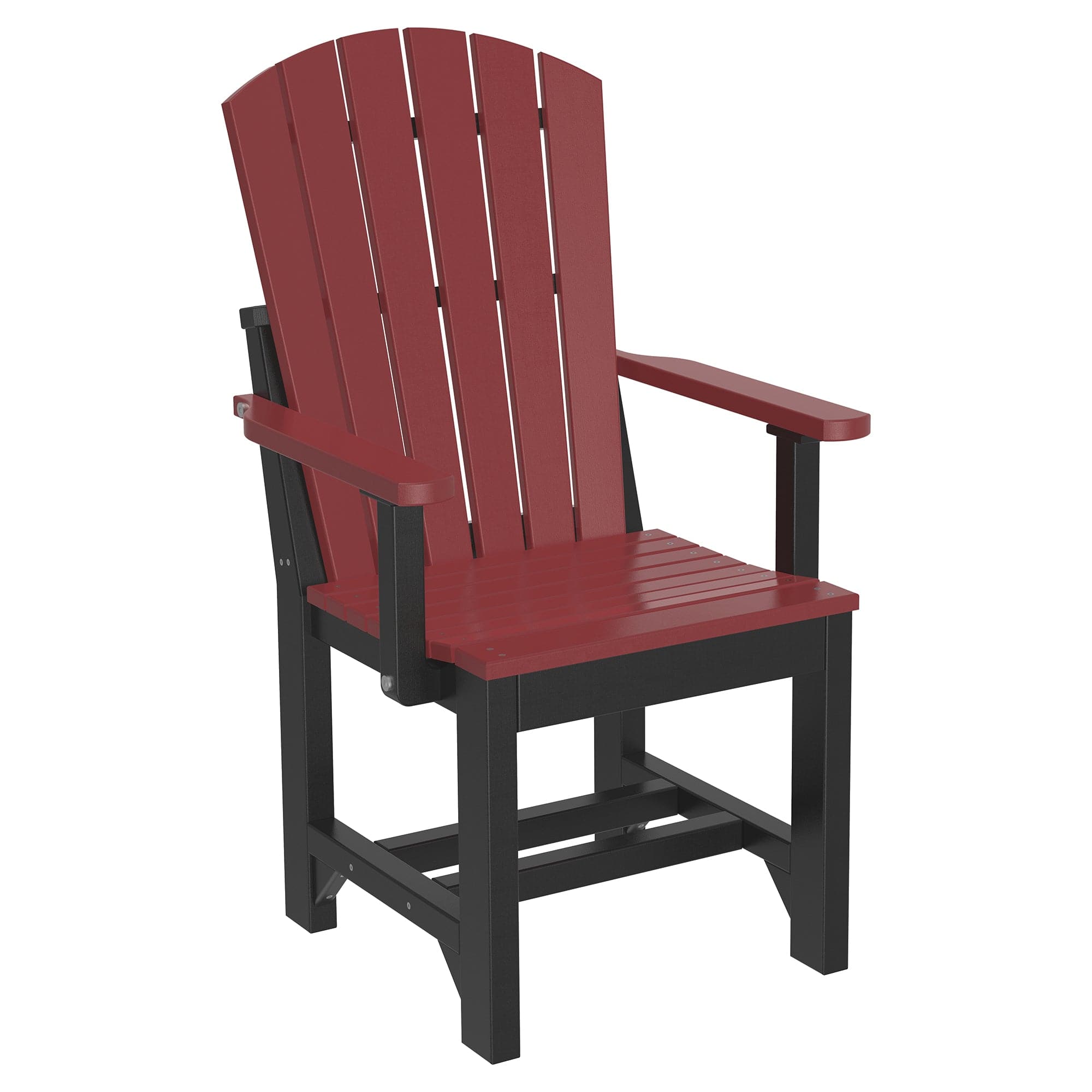 Luxcraft Poly Lumber Adirondack Dining Arm Chair