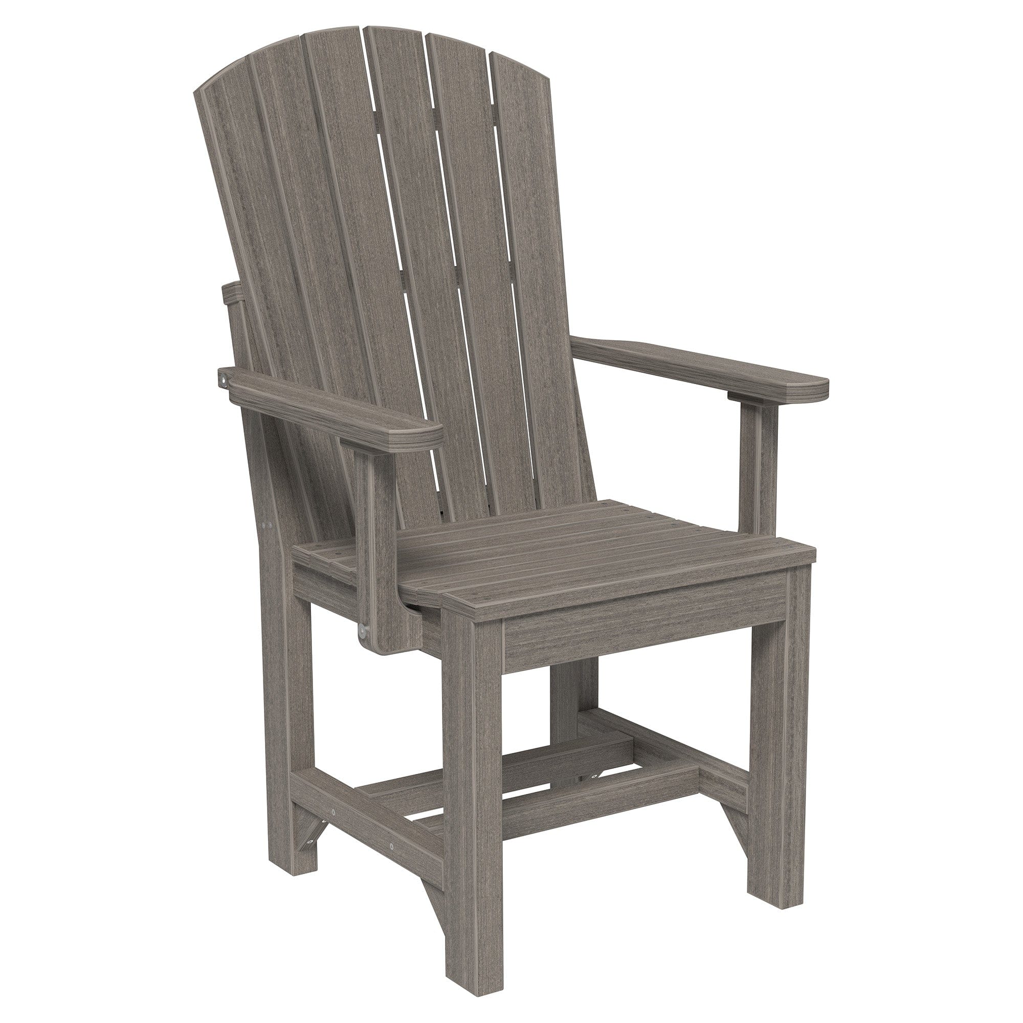Luxcraft Poly Lumber Adirondack Dining Arm Chair