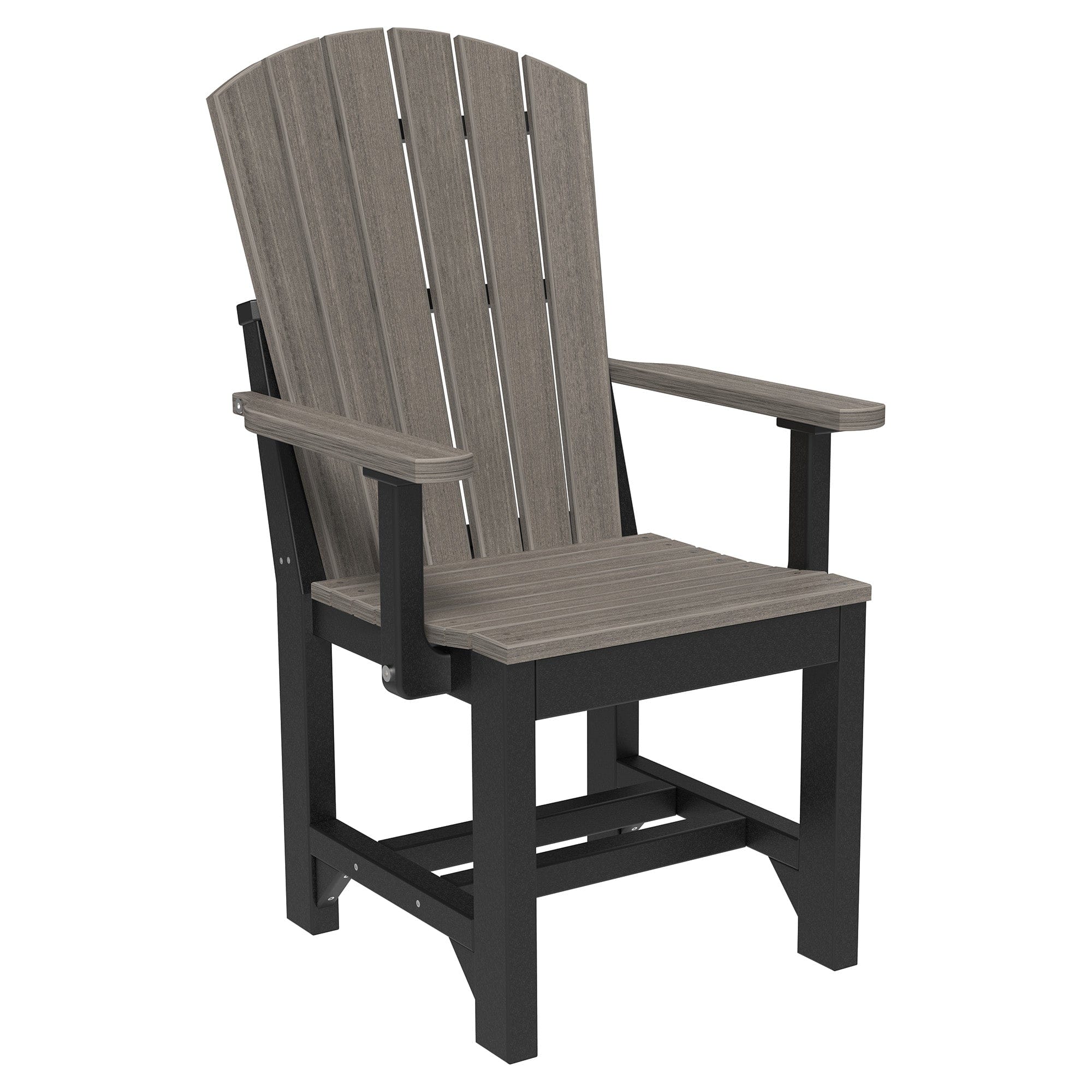 Luxcraft Poly Lumber Adirondack Dining Arm Chair