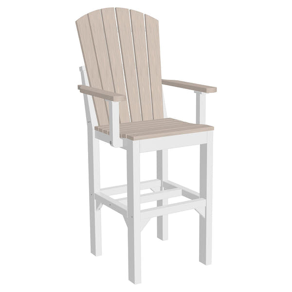 Luxcraft Poly Composite Adirondack Bar Arm Chair