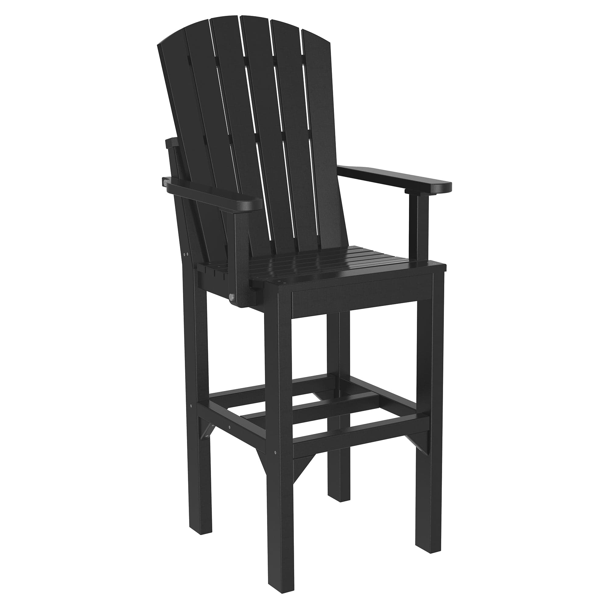 Luxcraft Poly Composite Adirondack Bar Arm Chair