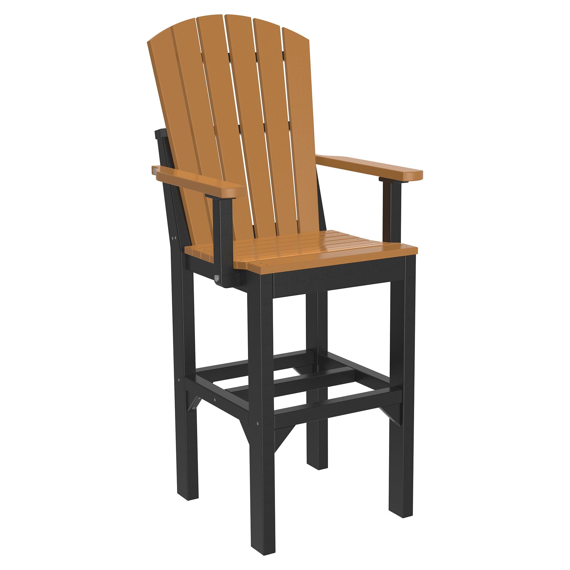 Luxcraft Poly Composite Adirondack Bar Arm Chair