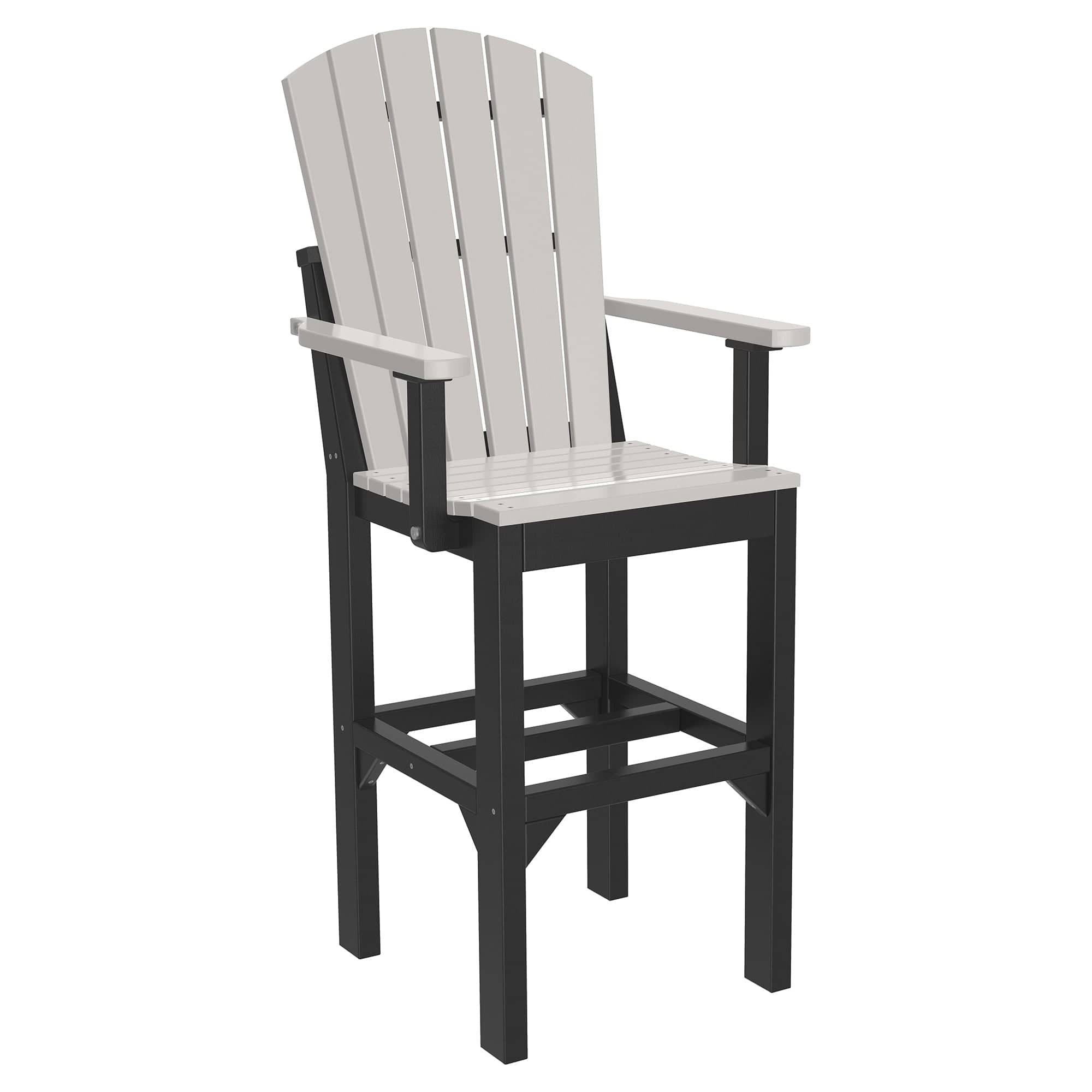 Luxcraft Poly Composite Adirondack Bar Arm Chair