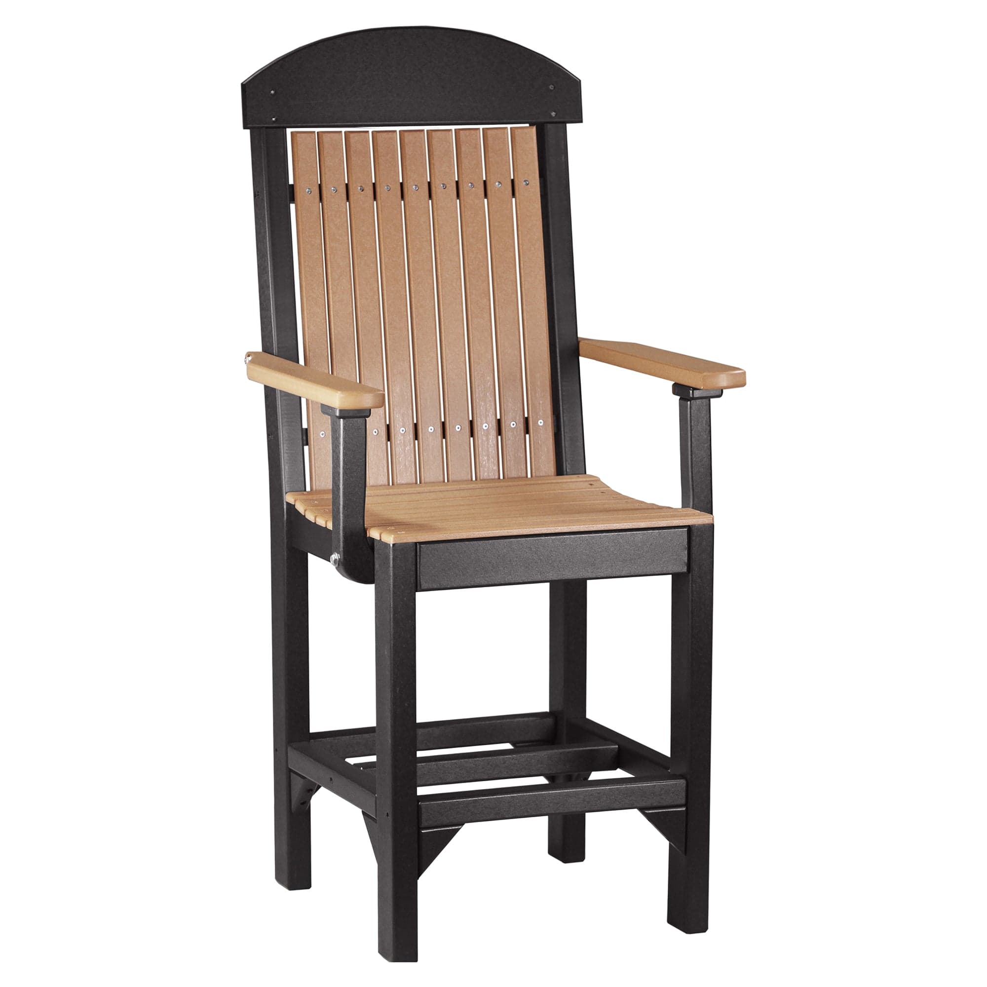 Luxcraft Classic Counter Height Poly Arm Chair