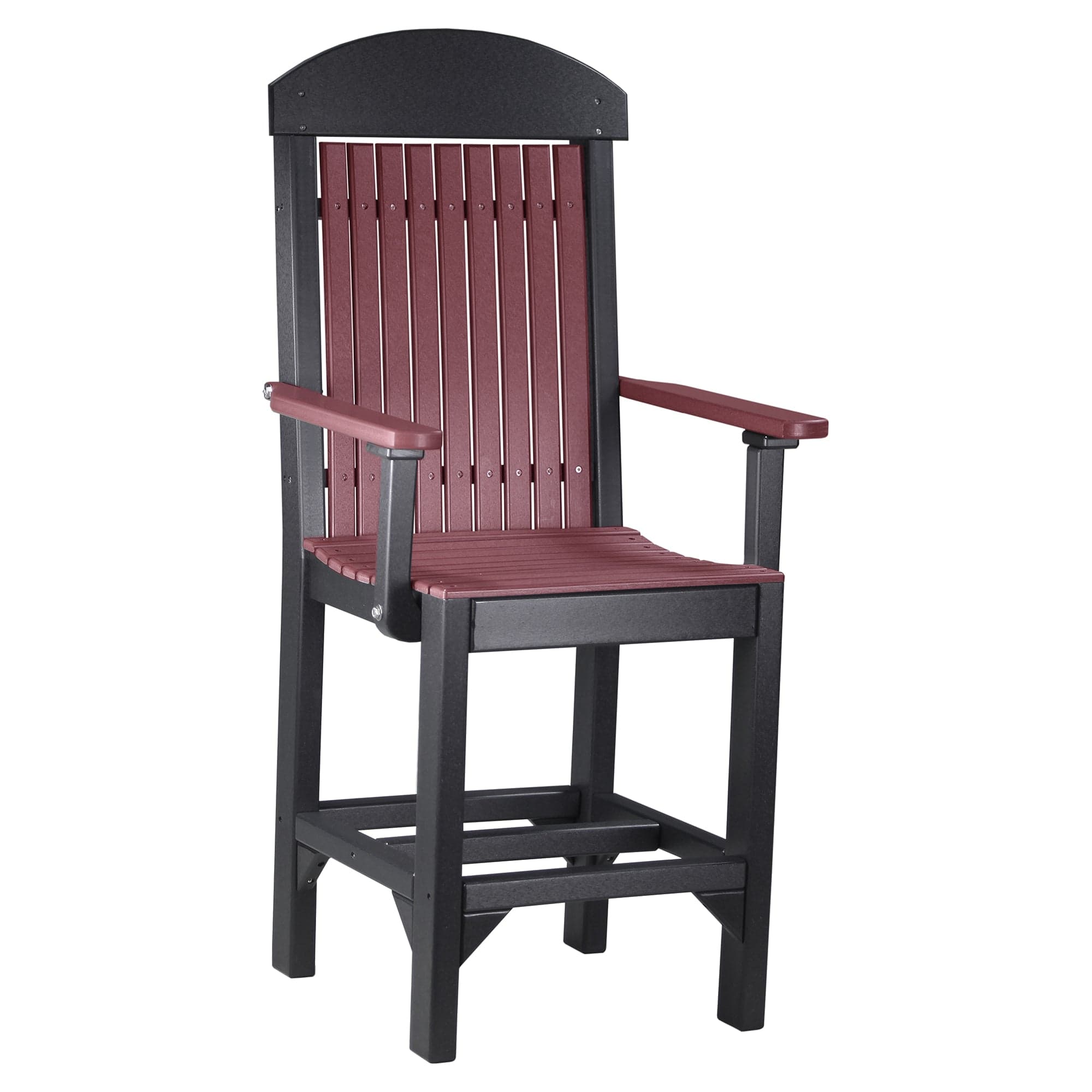 Luxcraft Classic Counter Height Poly Arm Chair