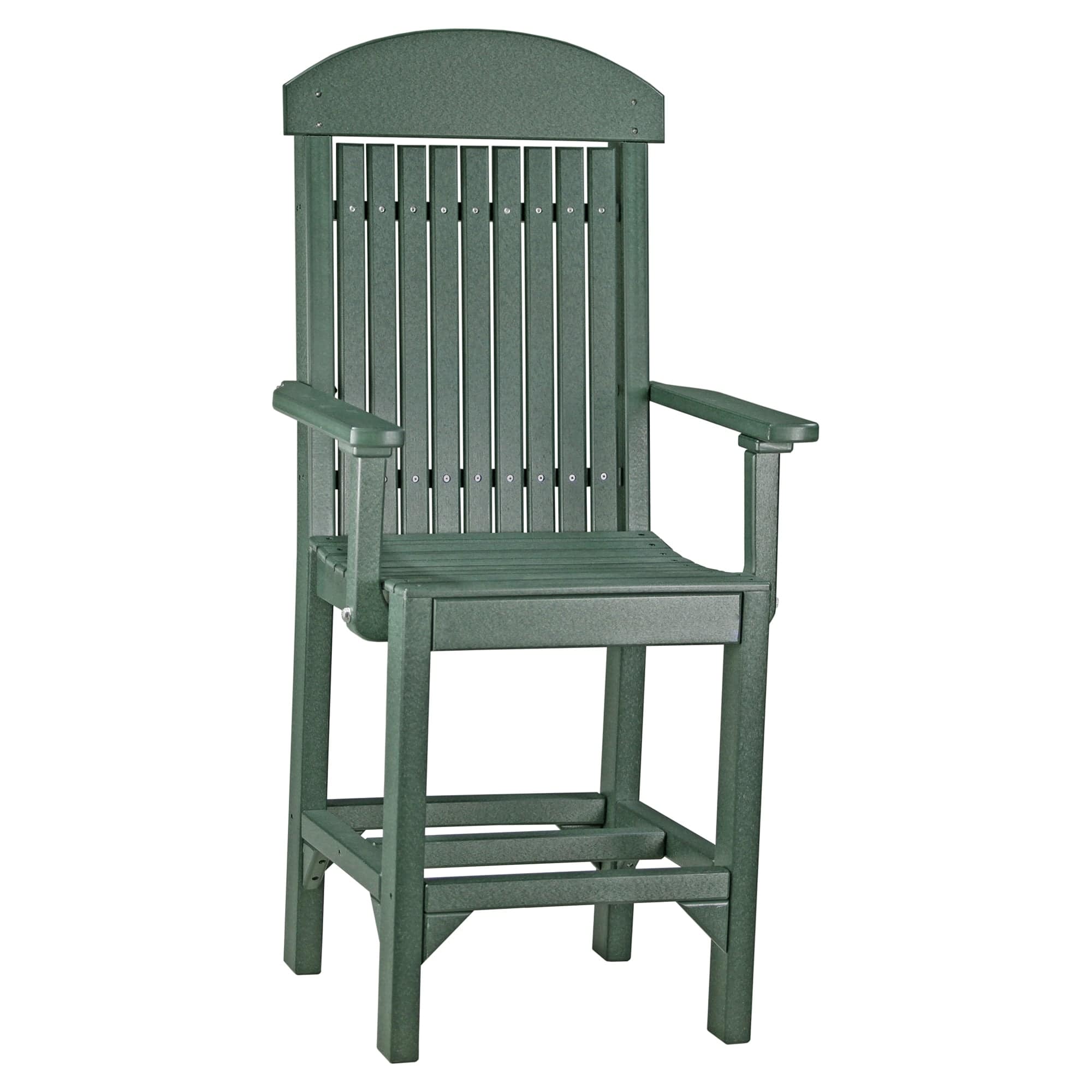 Luxcraft Classic Counter Height Poly Arm Chair