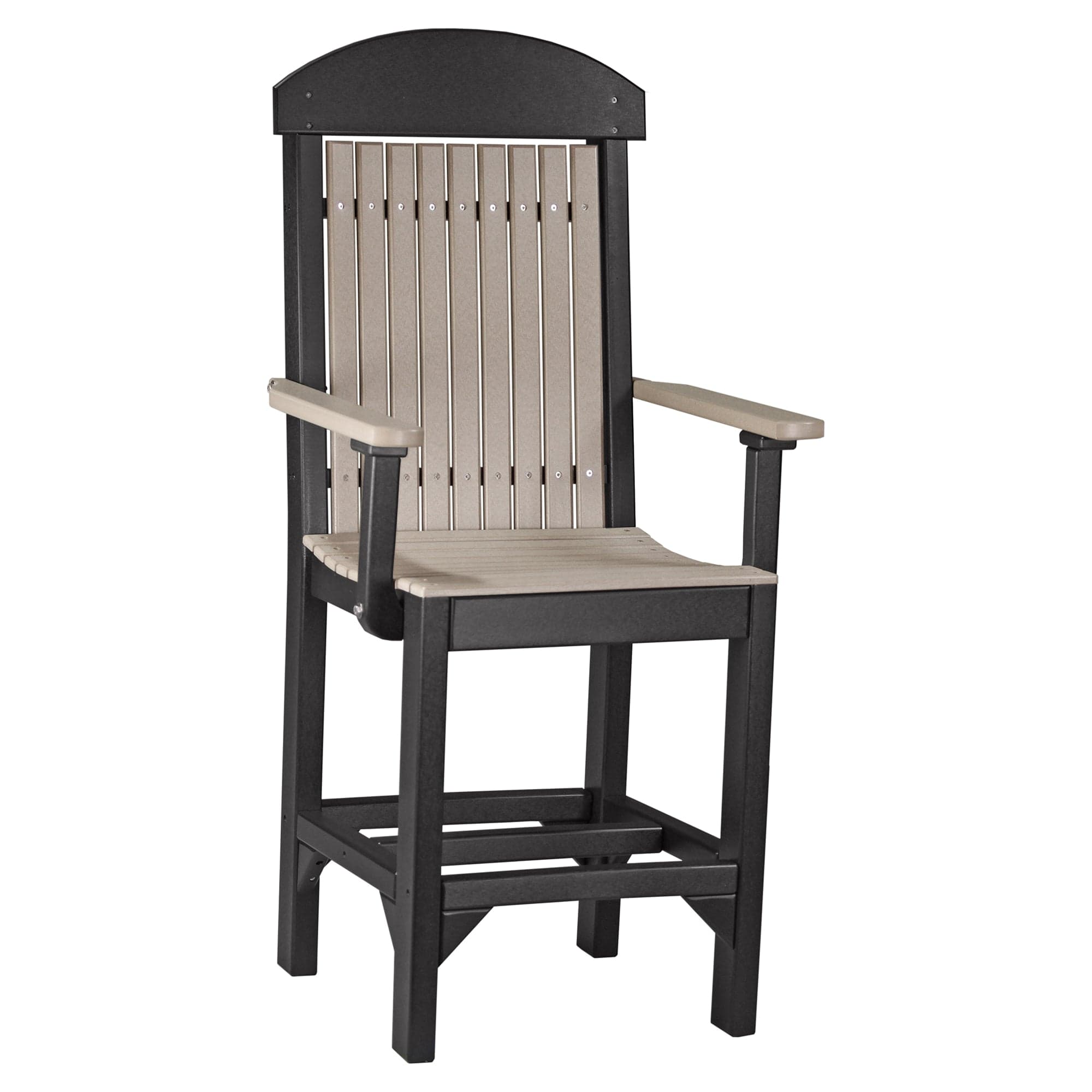 Luxcraft Classic Counter Height Poly Arm Chair