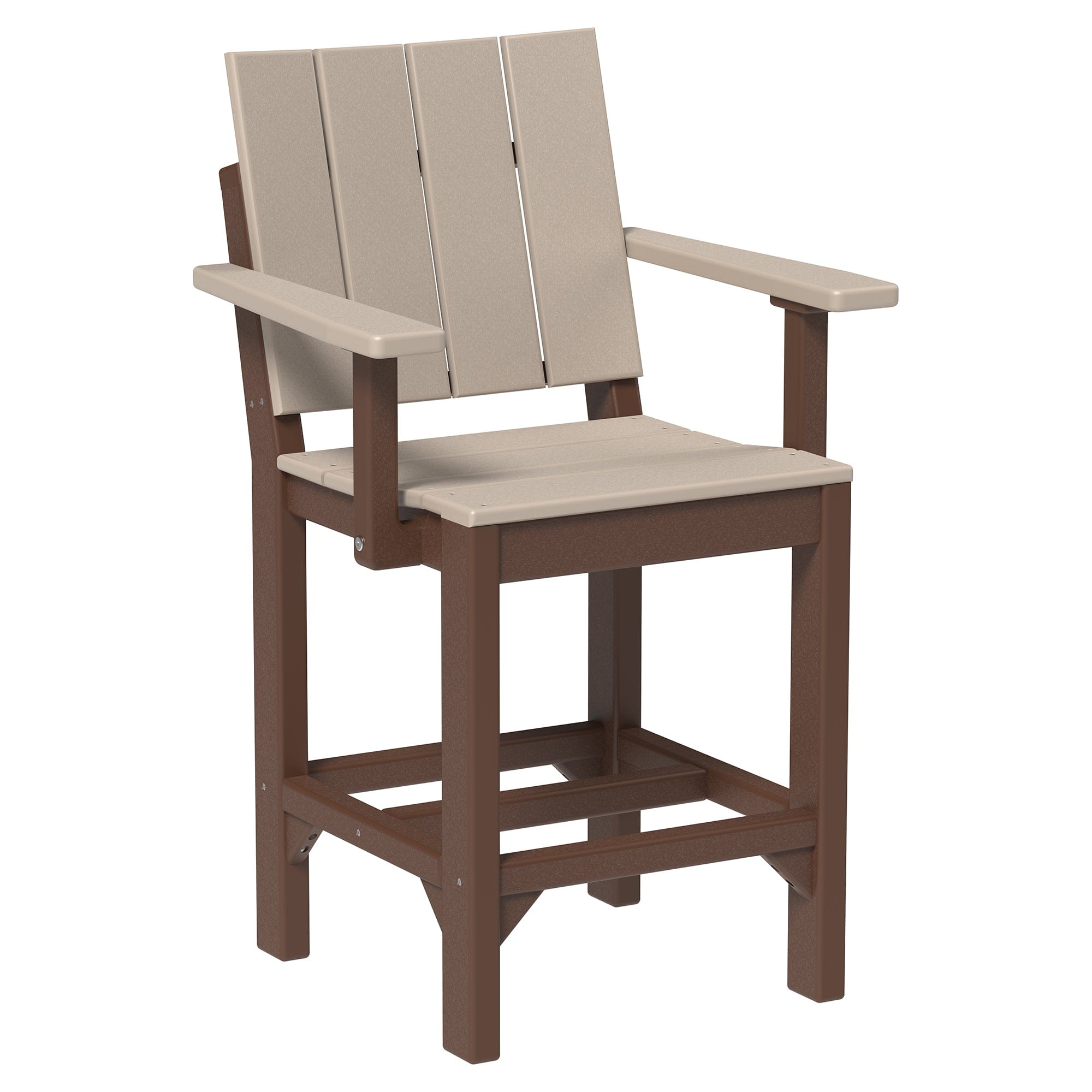 Luxcraft Poly Composite Urban Counter Arm Chair