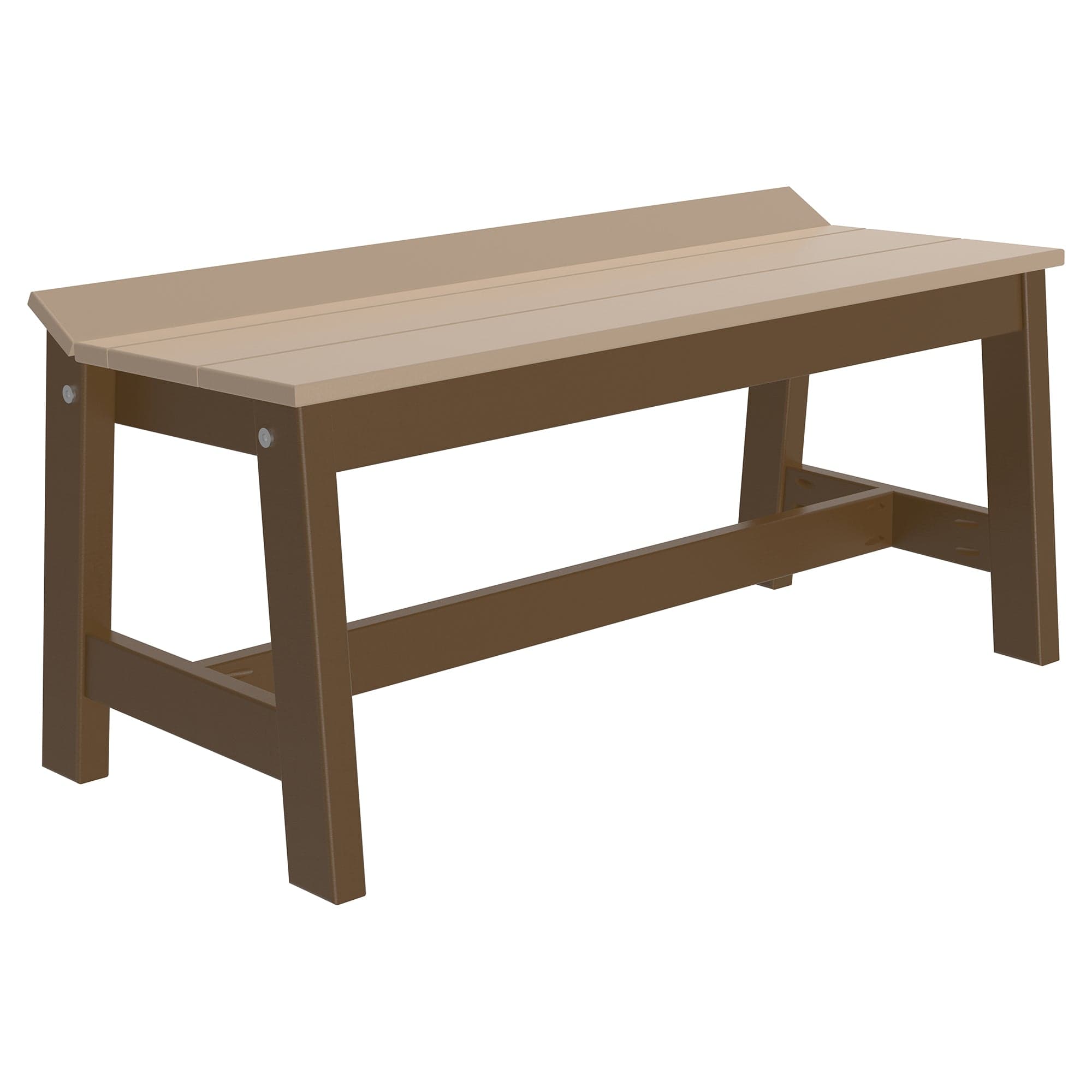 Luxcraft Poly Lumber Cafe Dining Bench