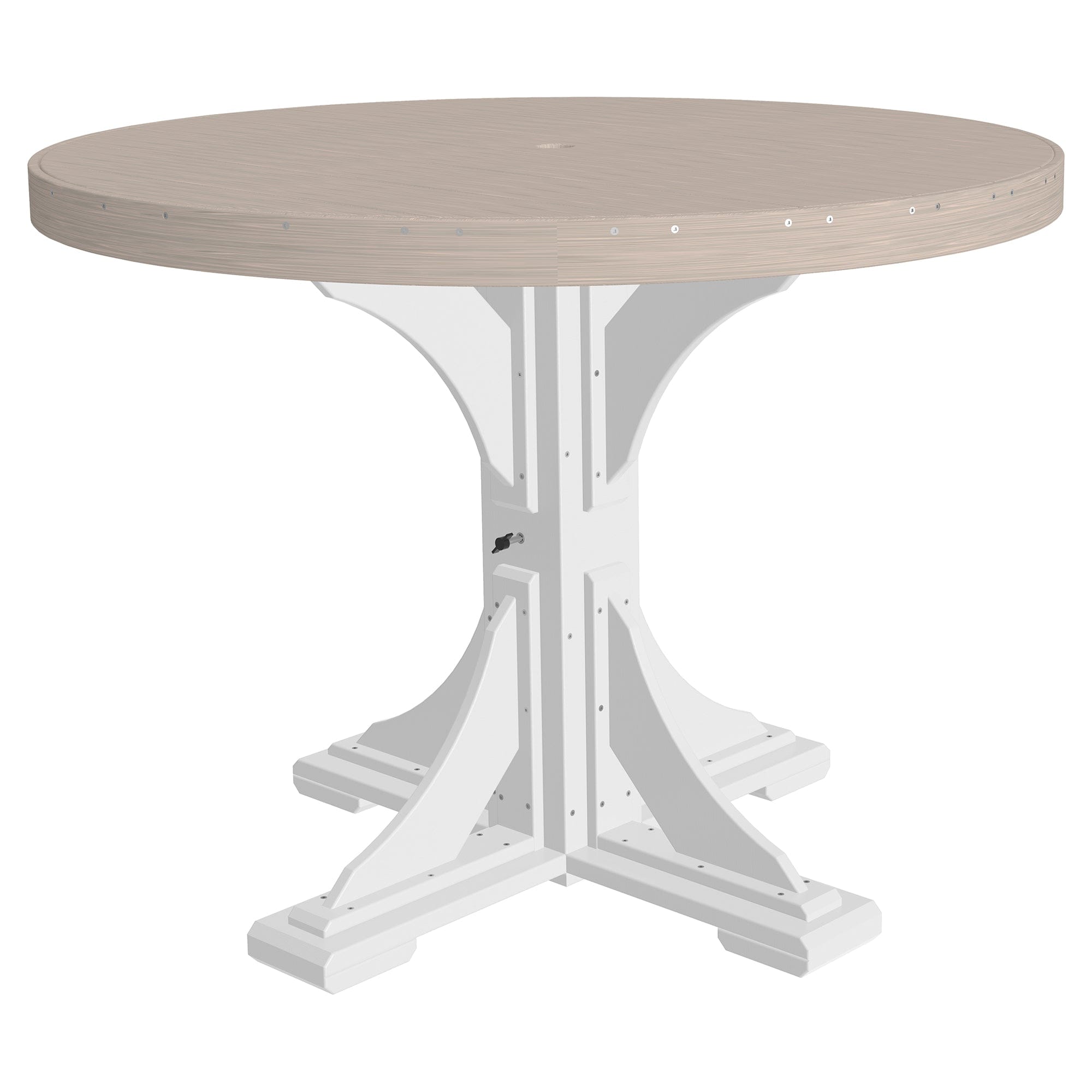 Luxcraft Poly Composite Round Counter Height Dining Table