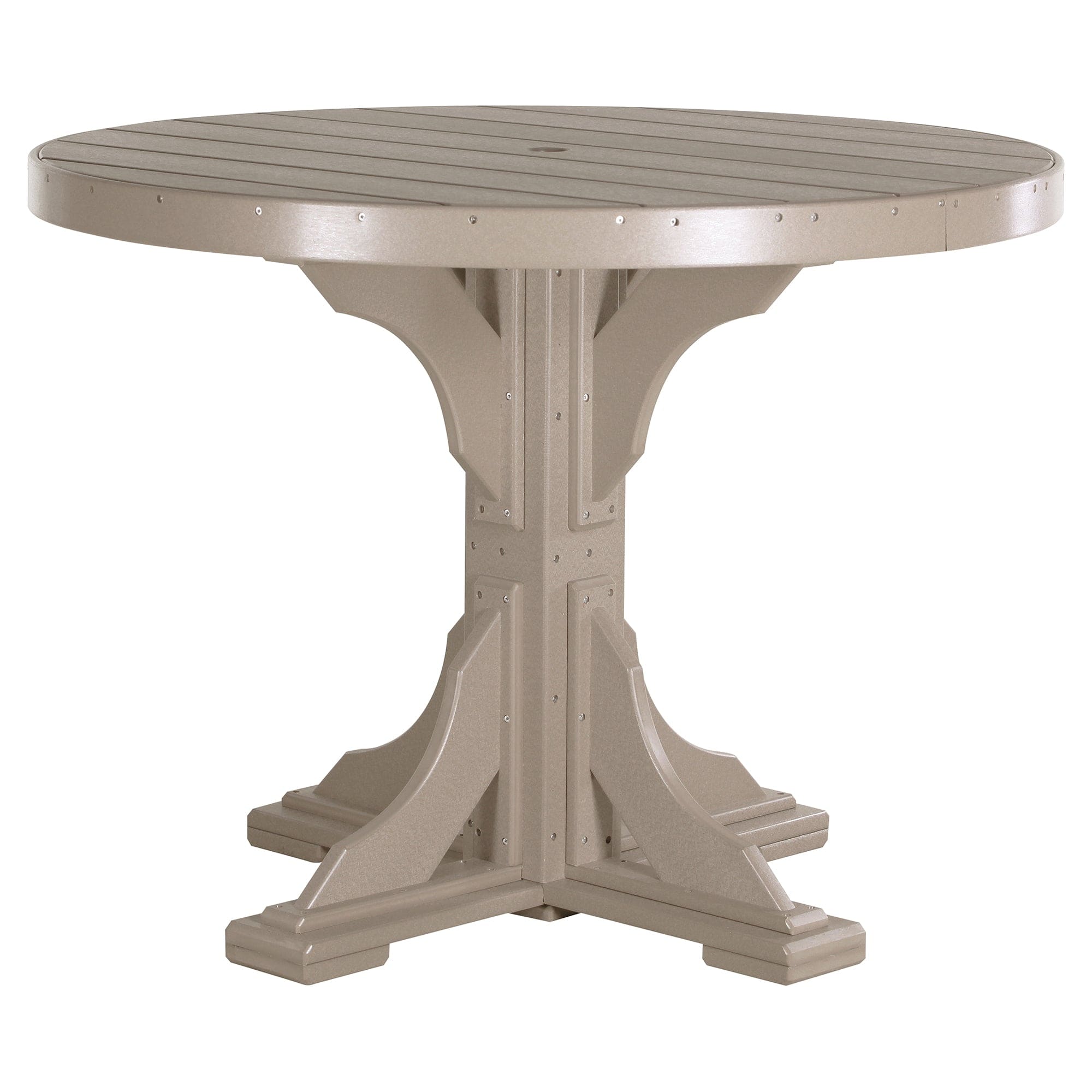 Luxcraft Poly Composite Round Counter Height Dining Table