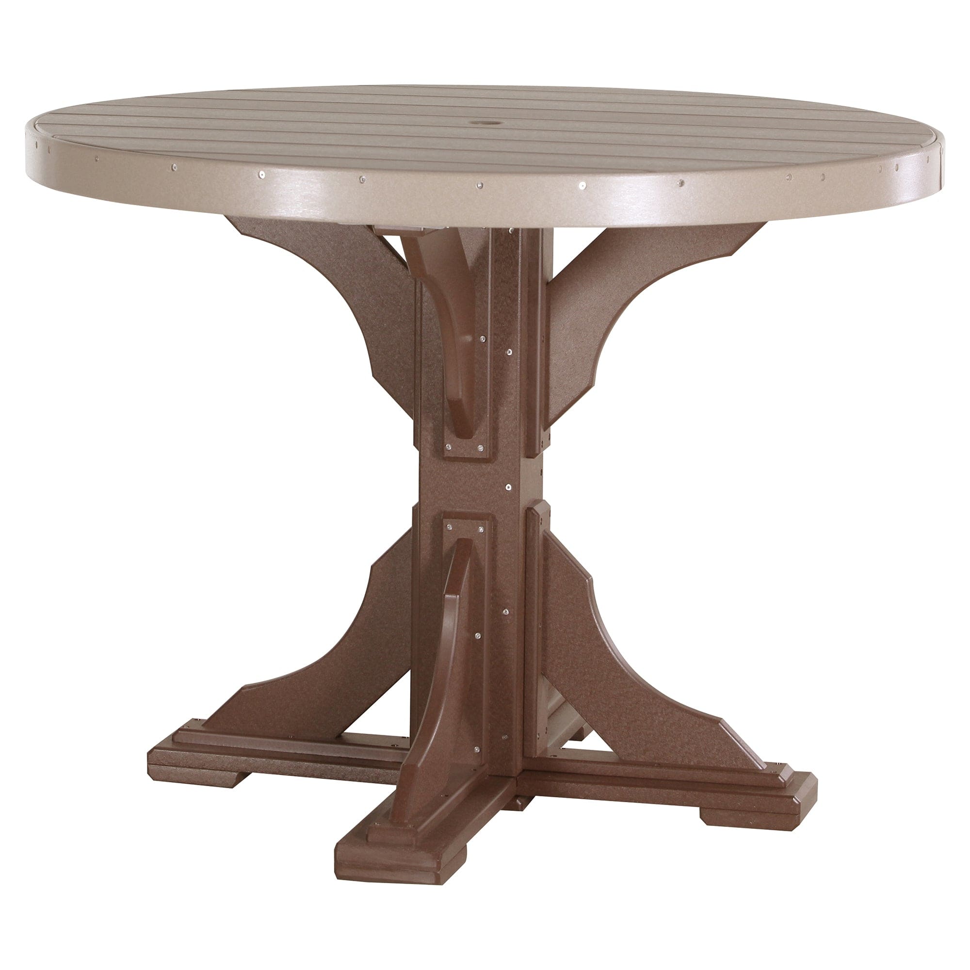 Luxcraft Poly Composite Round Counter Height Dining Table