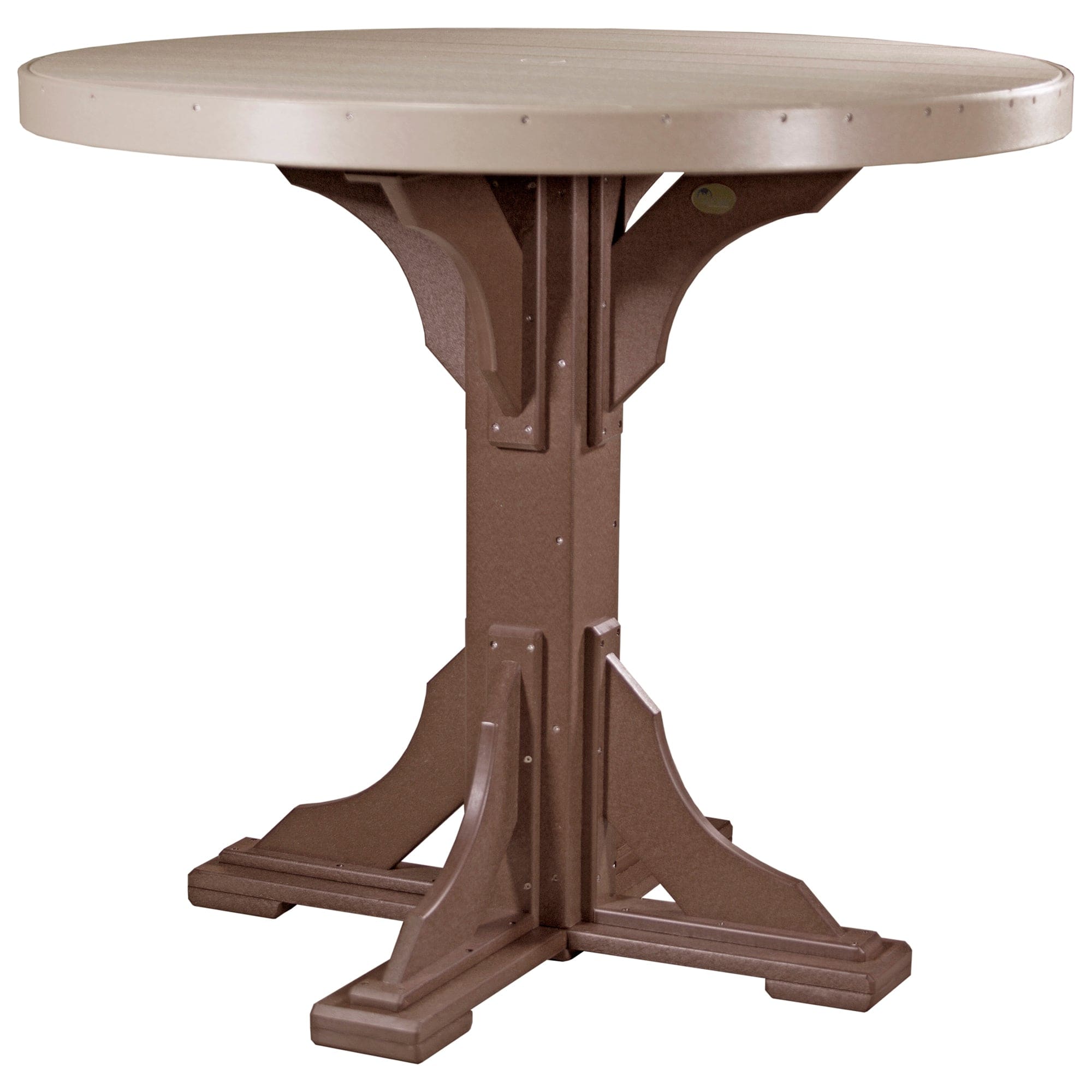 Luxcraft Poly Composite Round Bar Dining Table
