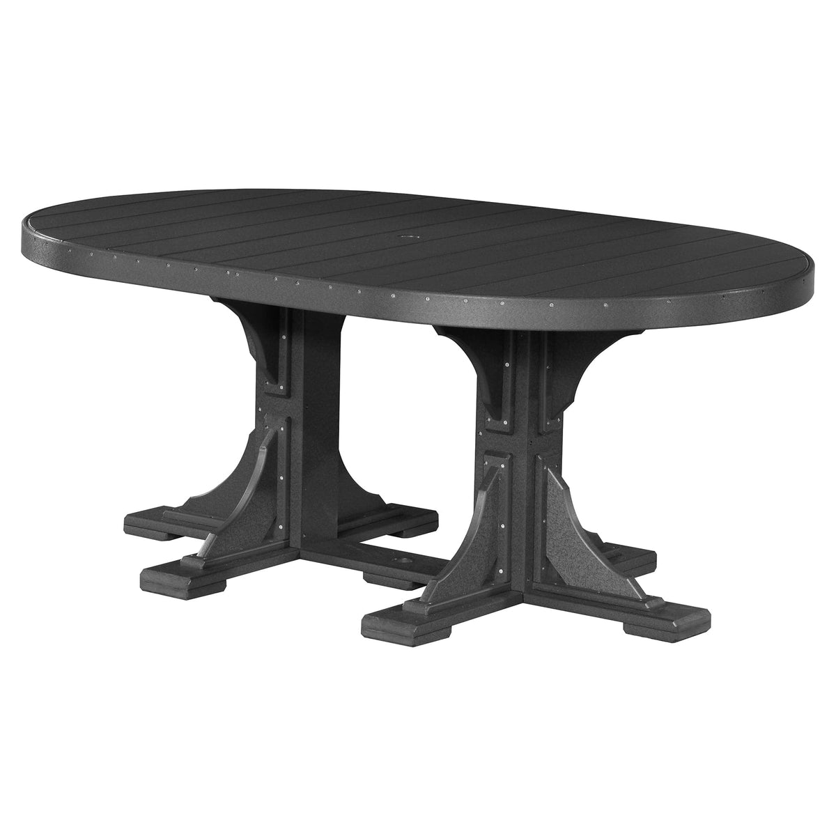 Luxcraft Poly Composite Oval Dining Table & Bench Set