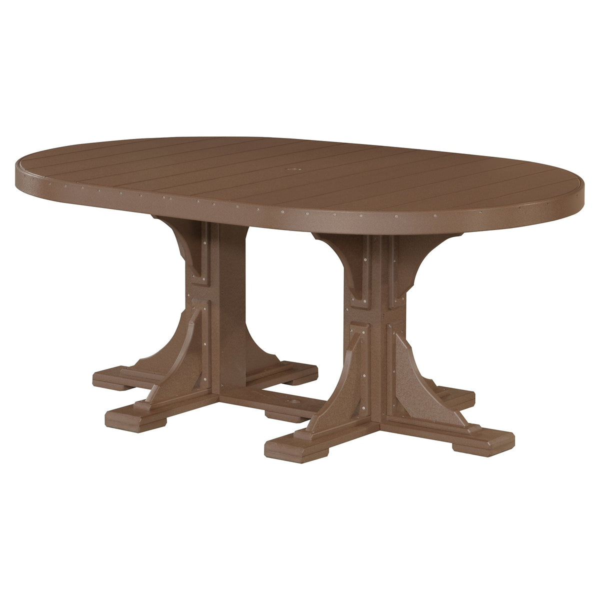 Luxcraft Poly Composite Oval Dining Table & Bench Set