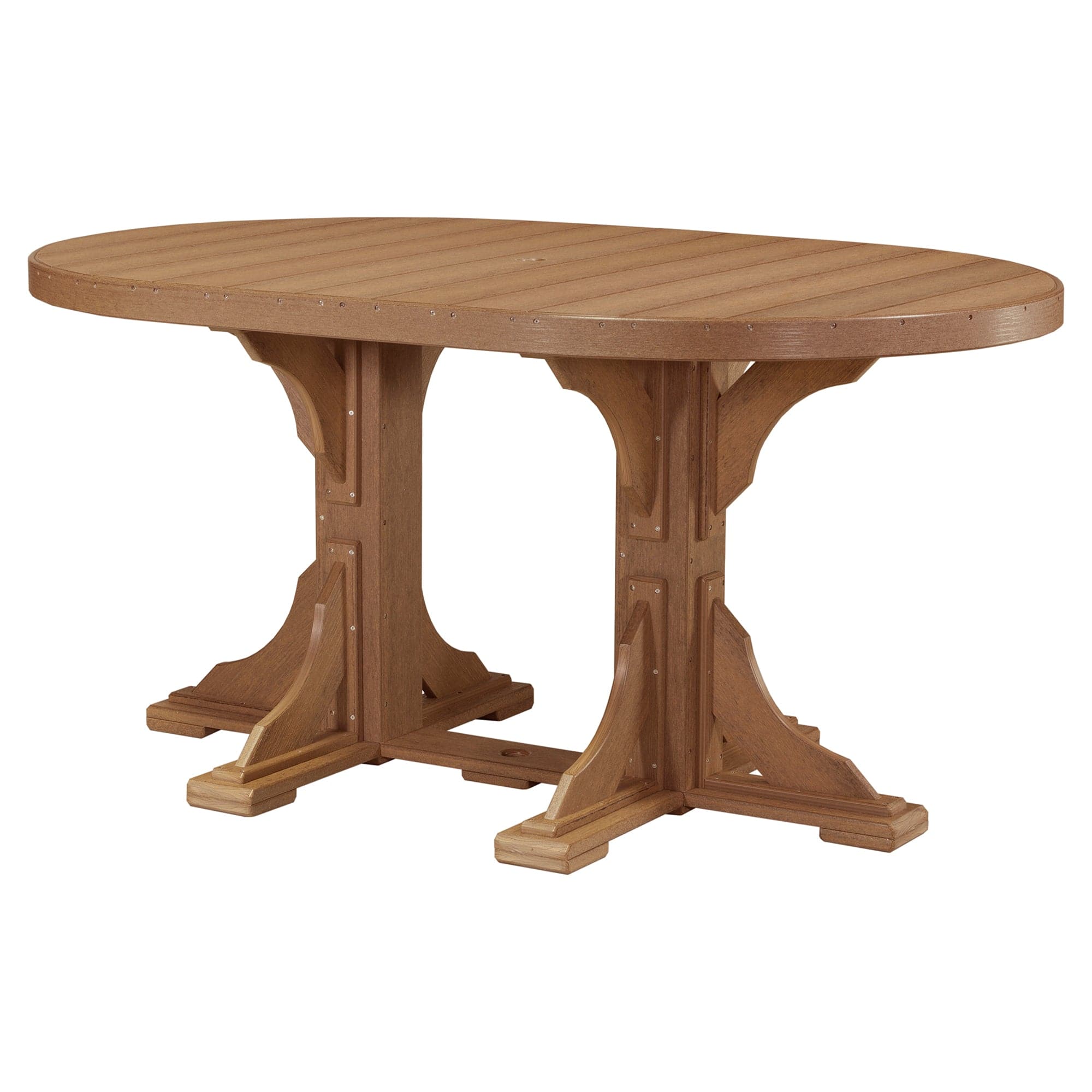 Luxcraft Poly Composite Oval Counter Dining Table
