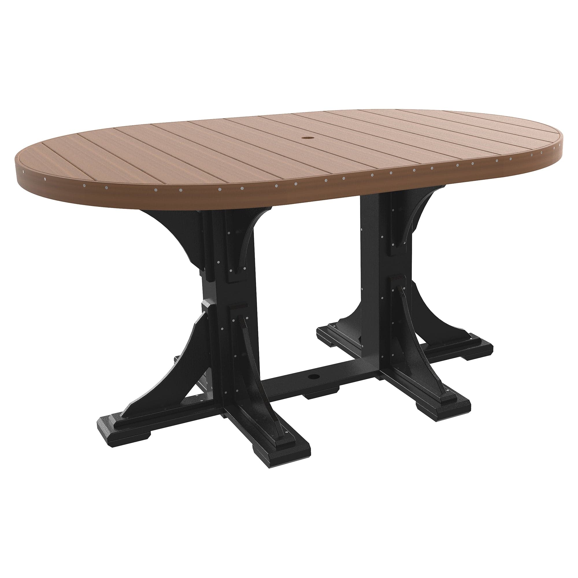 Luxcraft Poly Composite Oval Counter Dining Table