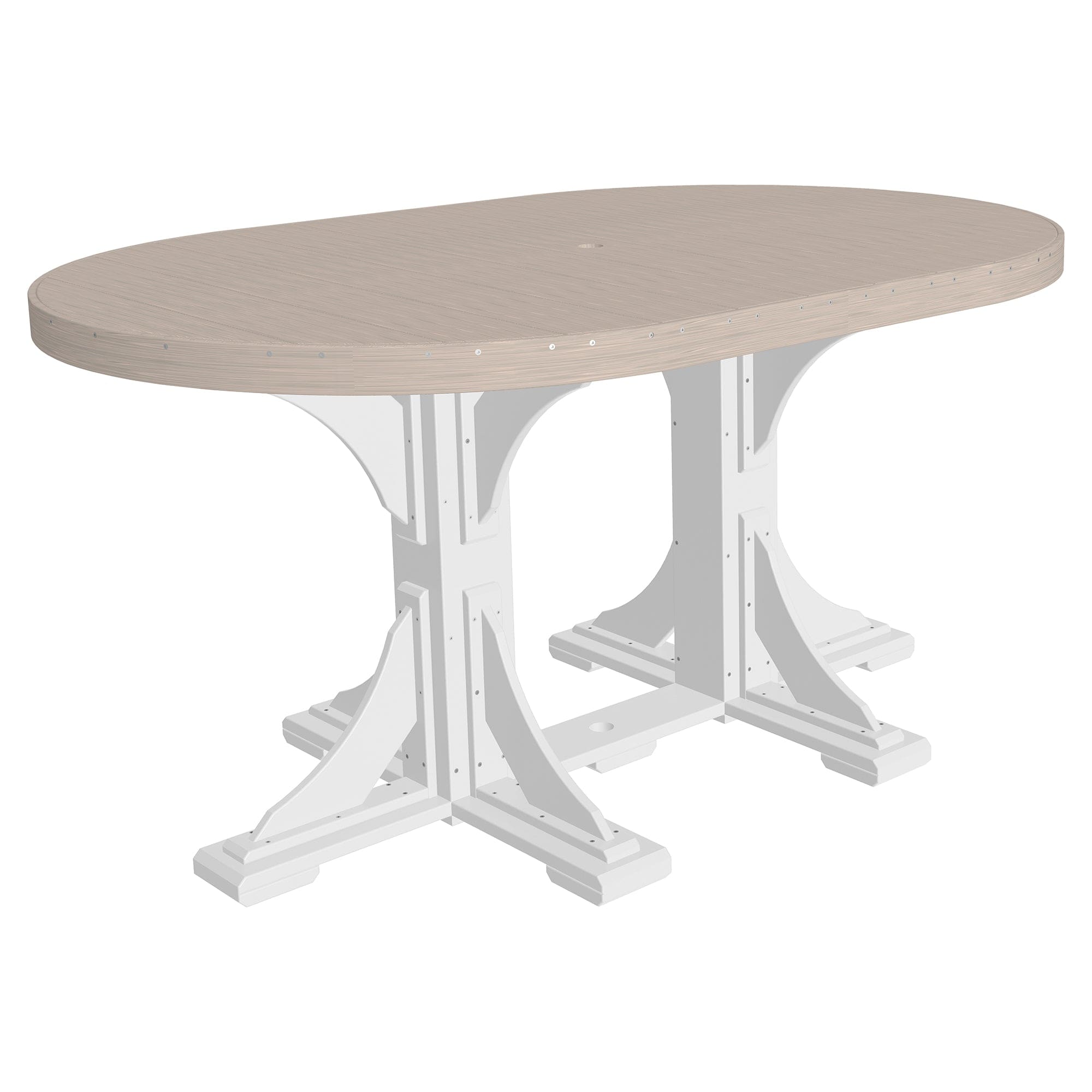 Luxcraft Poly Composite Oval Counter Dining Table