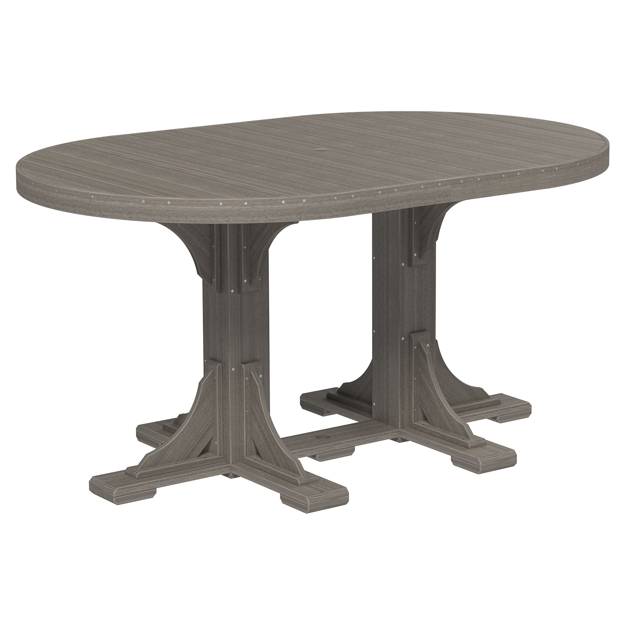 Luxcraft Poly Composite Oval Counter Dining Table