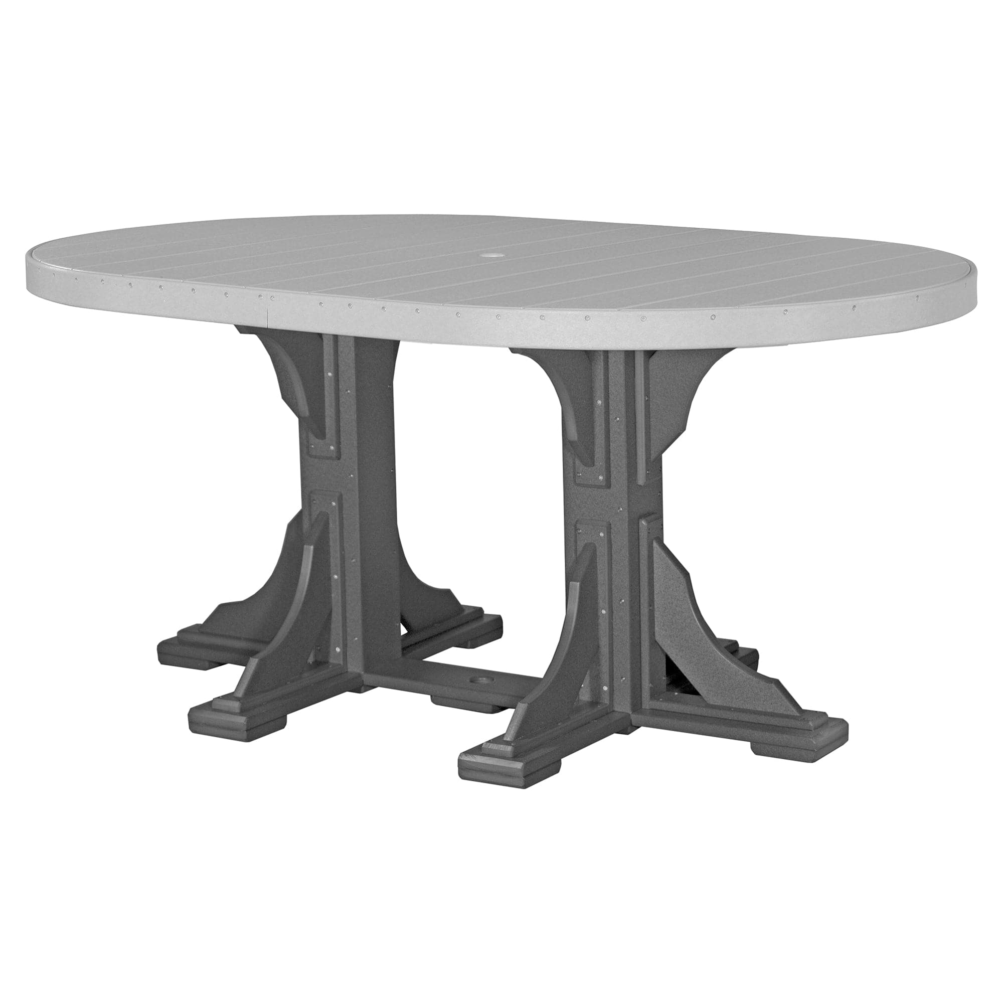 Luxcraft Poly Composite Oval Counter Dining Table