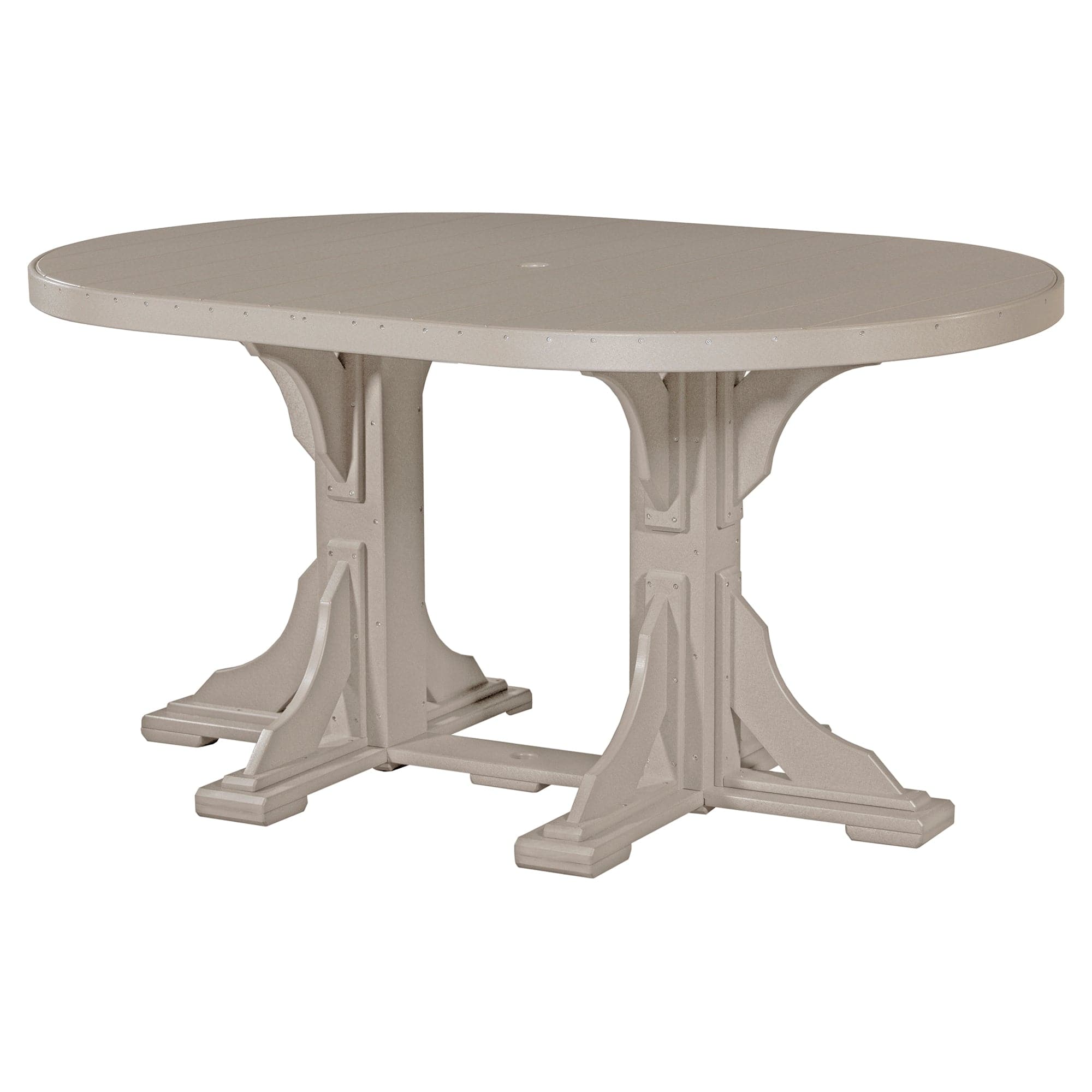 Luxcraft Poly Composite Oval Counter Dining Table