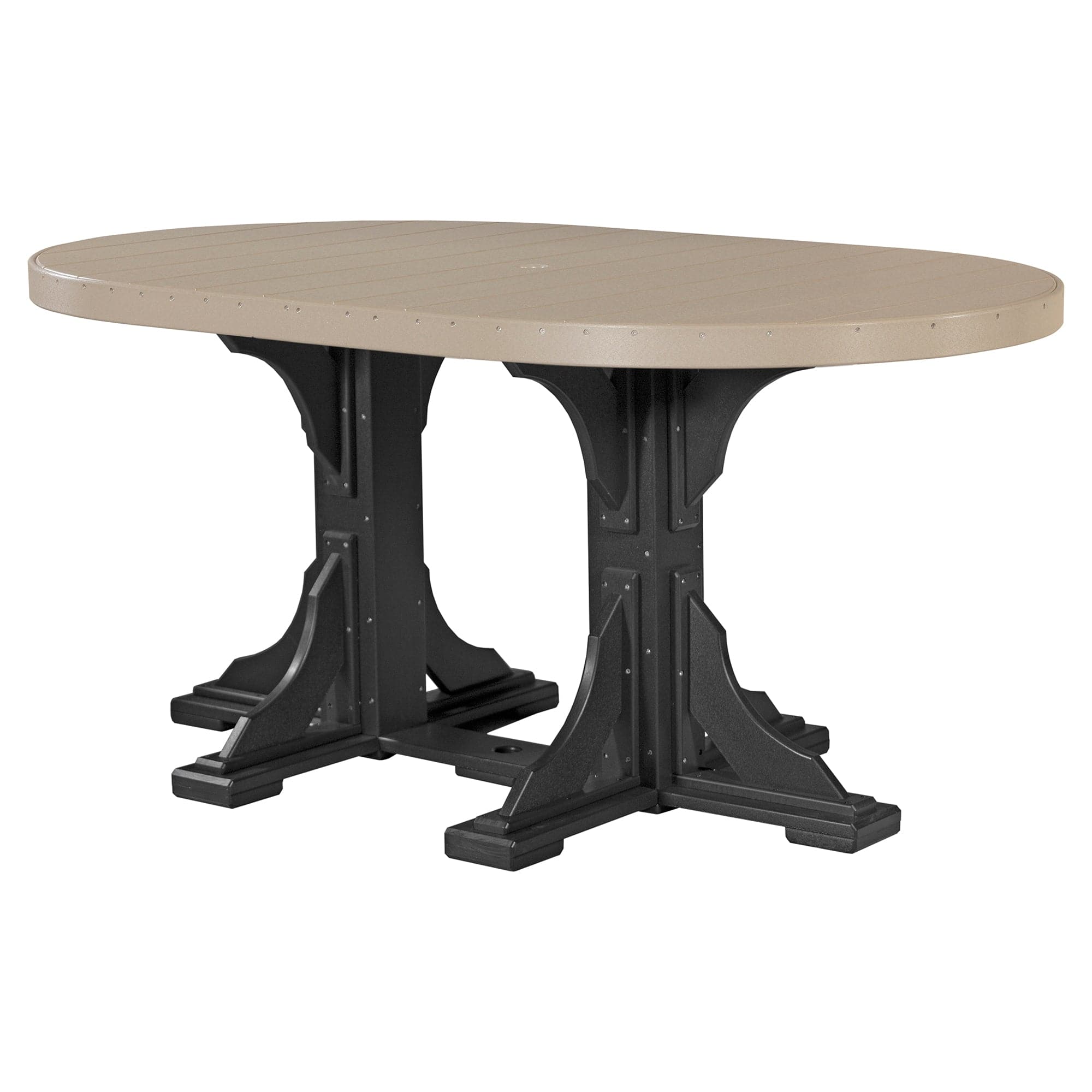 Luxcraft Poly Composite Oval Counter Dining Table