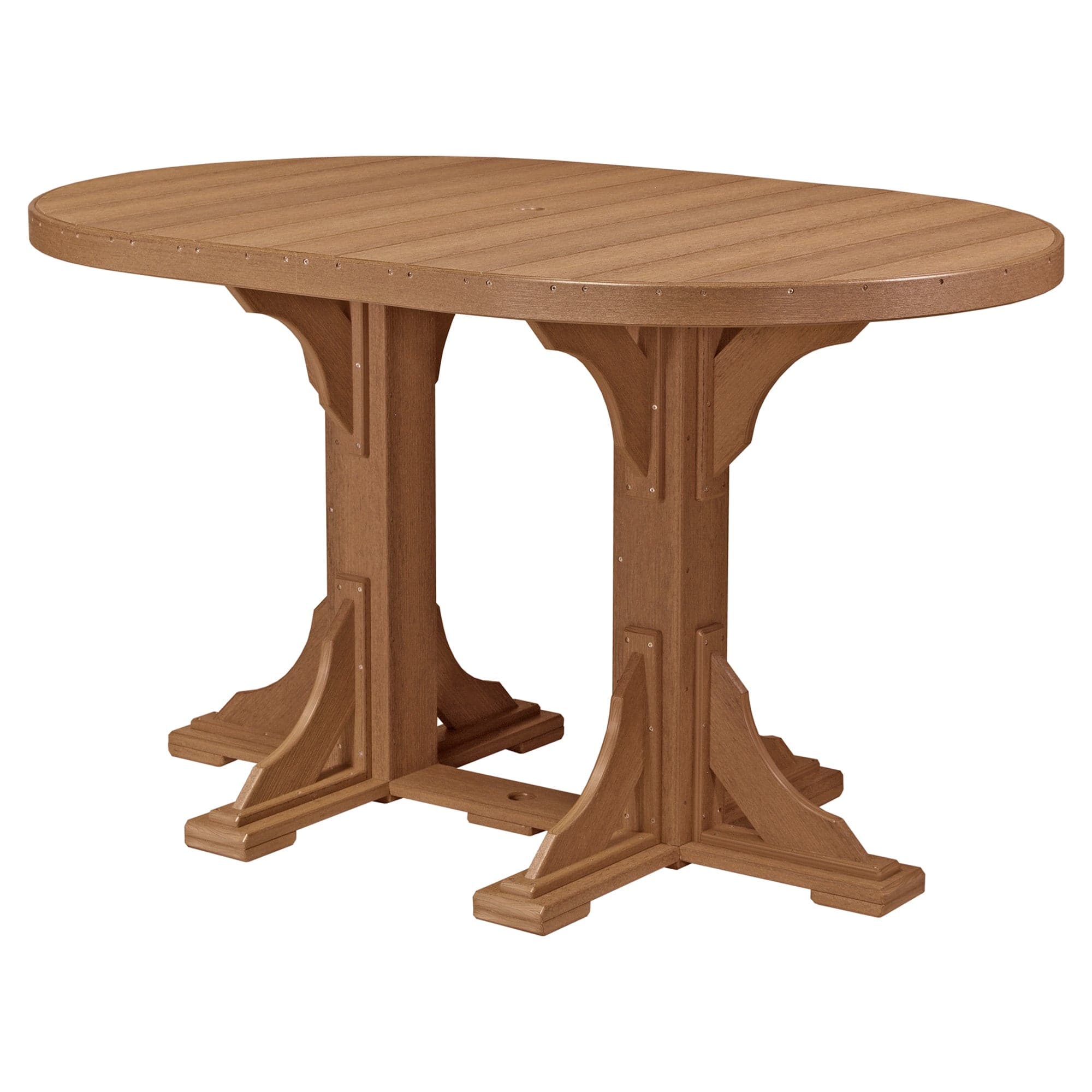 Luxcraft Poly Composite Oval Bar Dining Table
