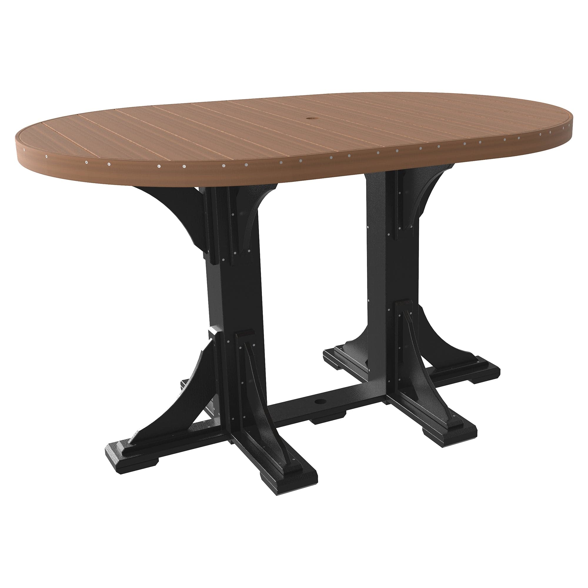 Luxcraft Poly Composite Oval Bar Dining Table
