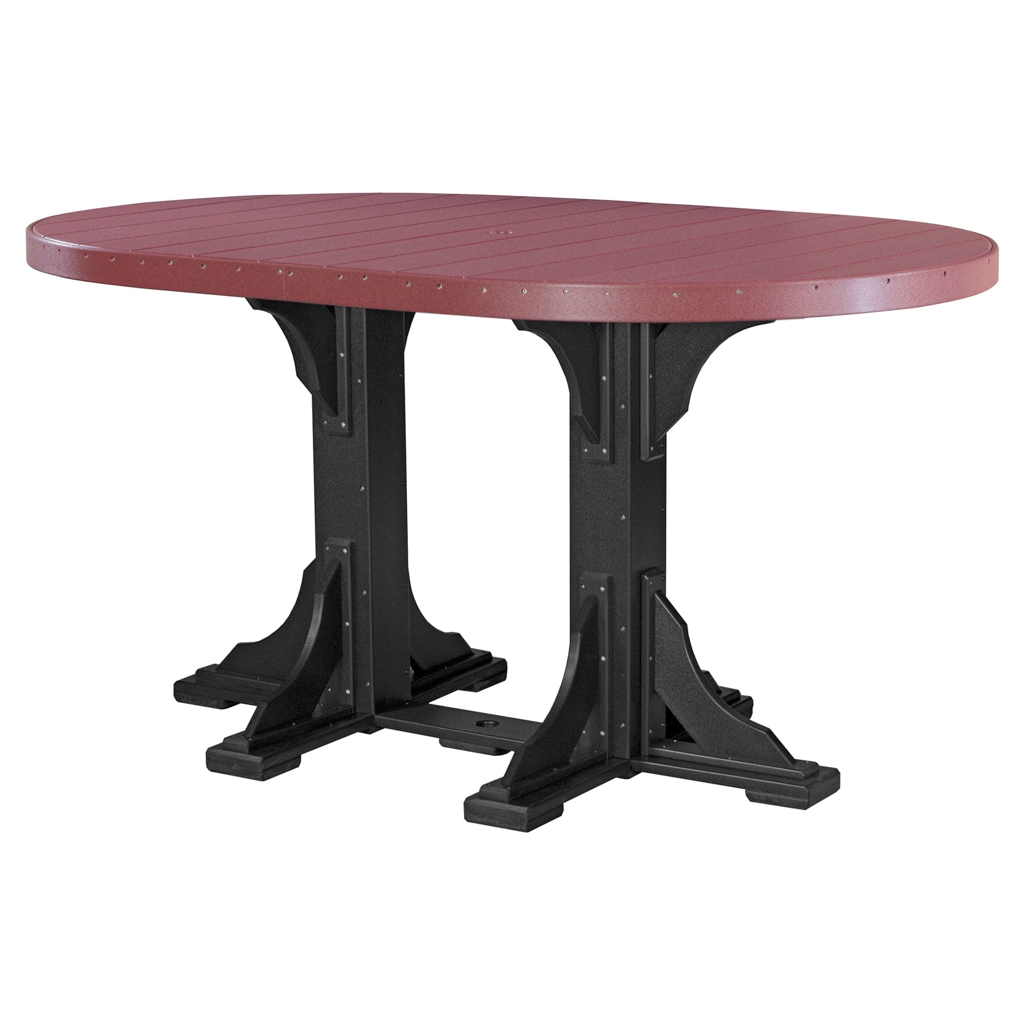 Luxcraft Poly Composite Oval Bar Dining Table