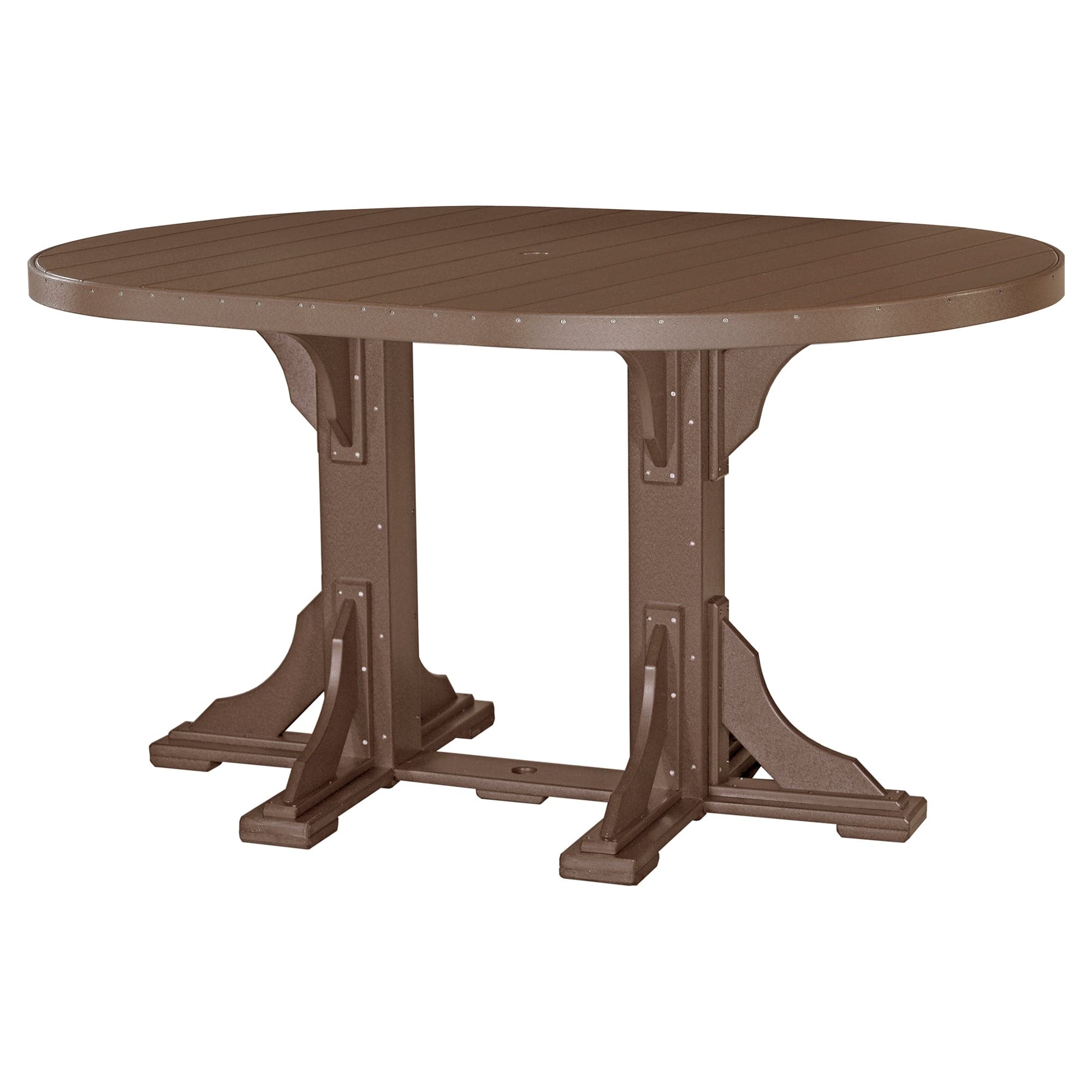 Luxcraft Poly Composite Oval Bar Dining Table
