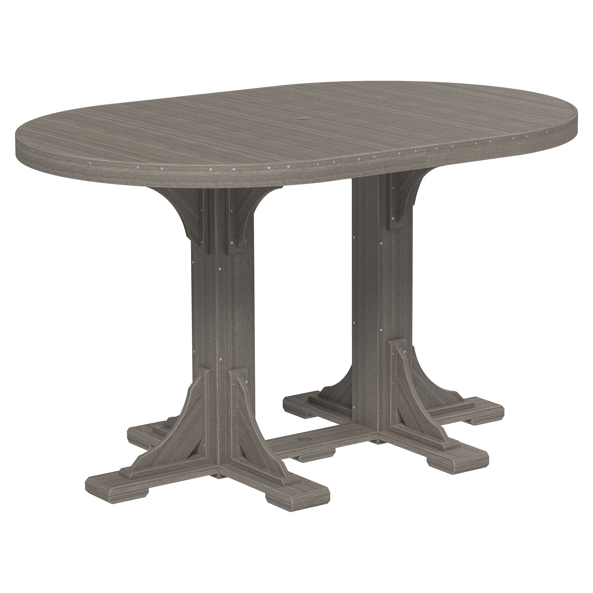 Luxcraft Poly Composite Oval Bar Dining Table