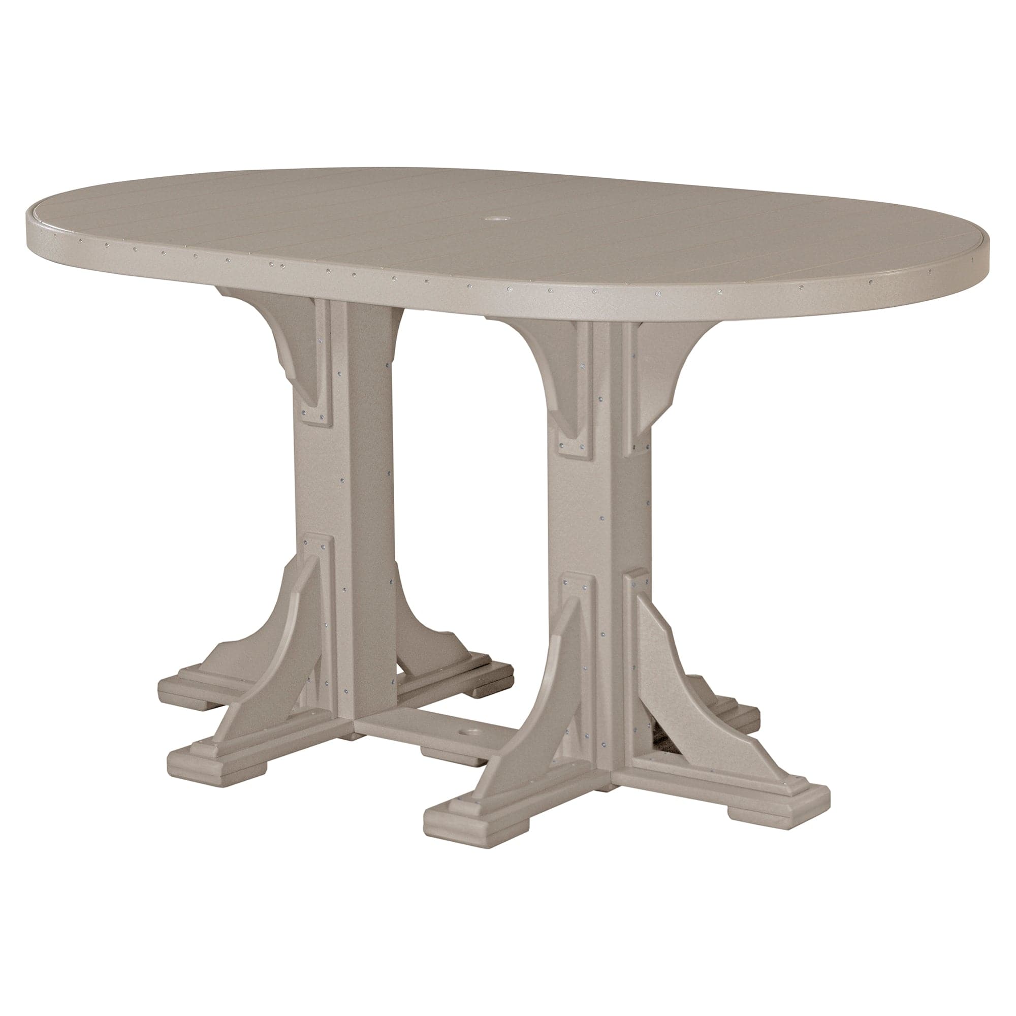 Luxcraft Poly Composite Oval Bar Dining Table