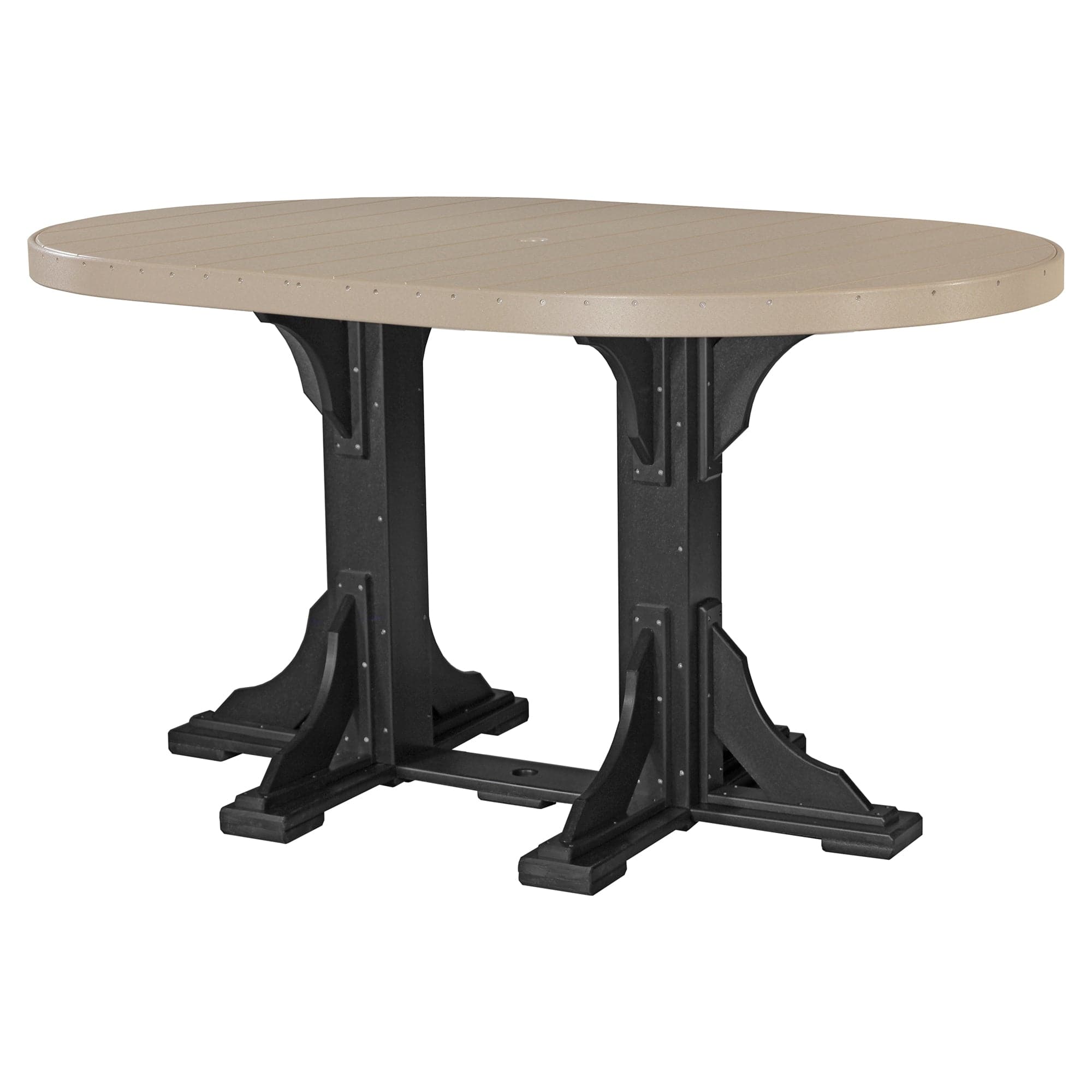 Luxcraft Poly Composite Oval Bar Dining Table