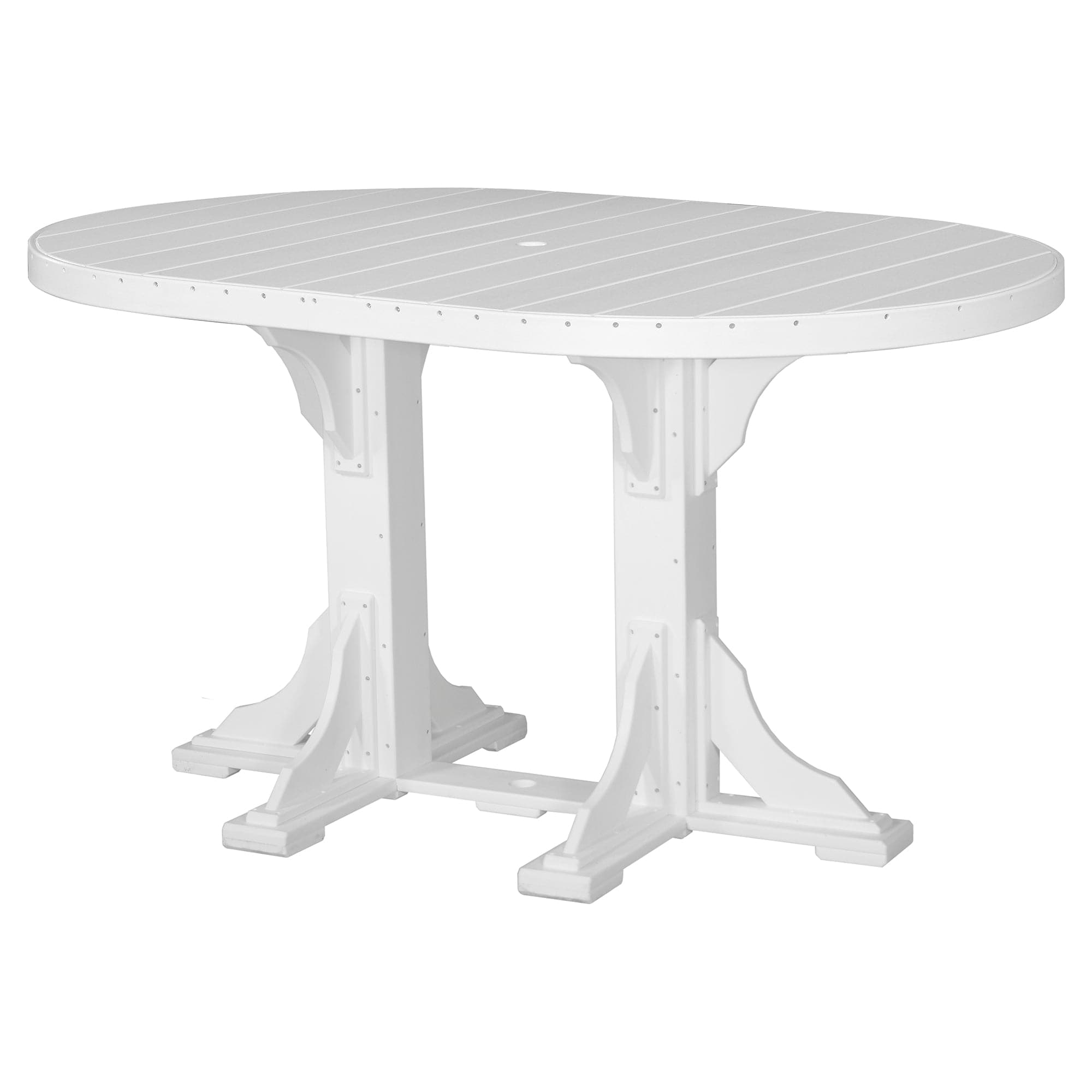 Luxcraft Poly Composite Oval Bar Dining Table