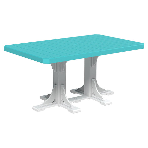 Luxcraft Poly Composite Rectangular Counter Height Dining Table