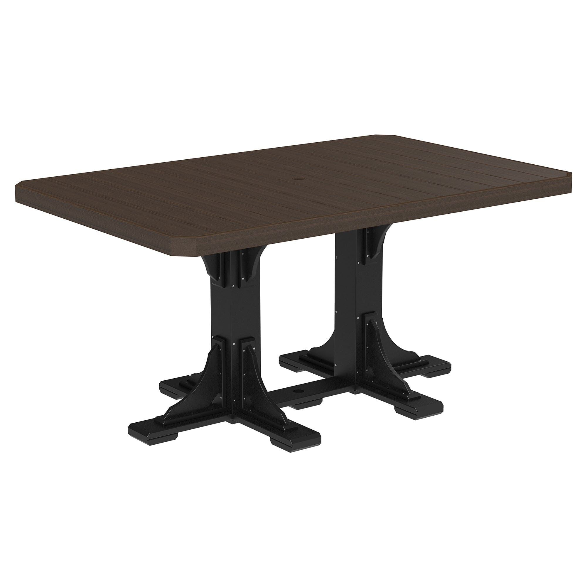 Luxcraft Poly Composite Rectangular Counter Height Dining Table