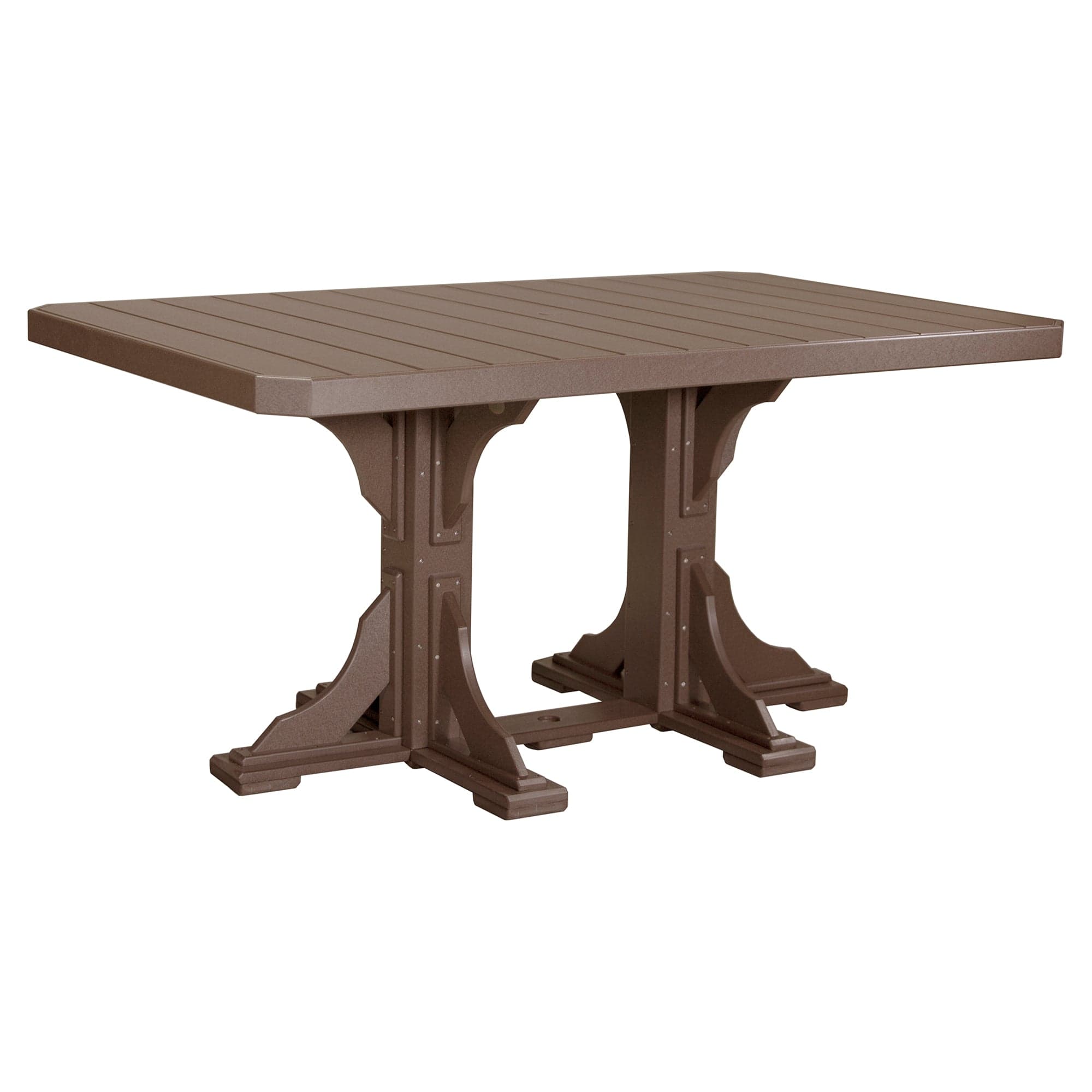 Luxcraft Poly Composite Rectangular Counter Height Dining Table