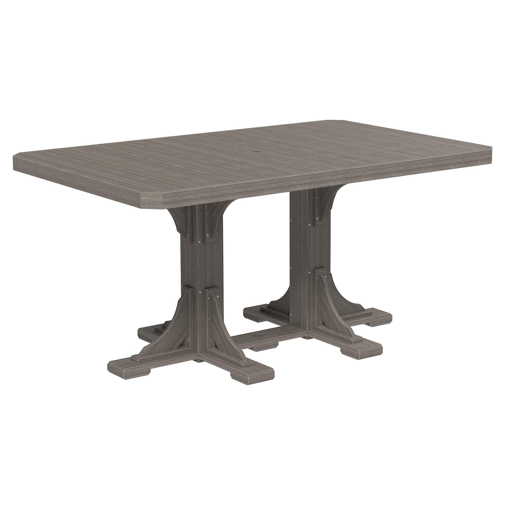 Luxcraft Poly Composite Rectangular Counter Height Dining Table