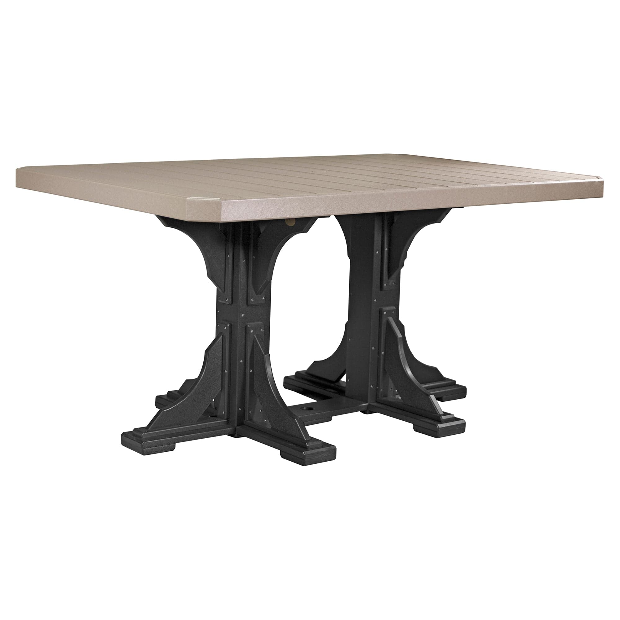 Luxcraft Poly Composite Rectangular Counter Height Dining Table