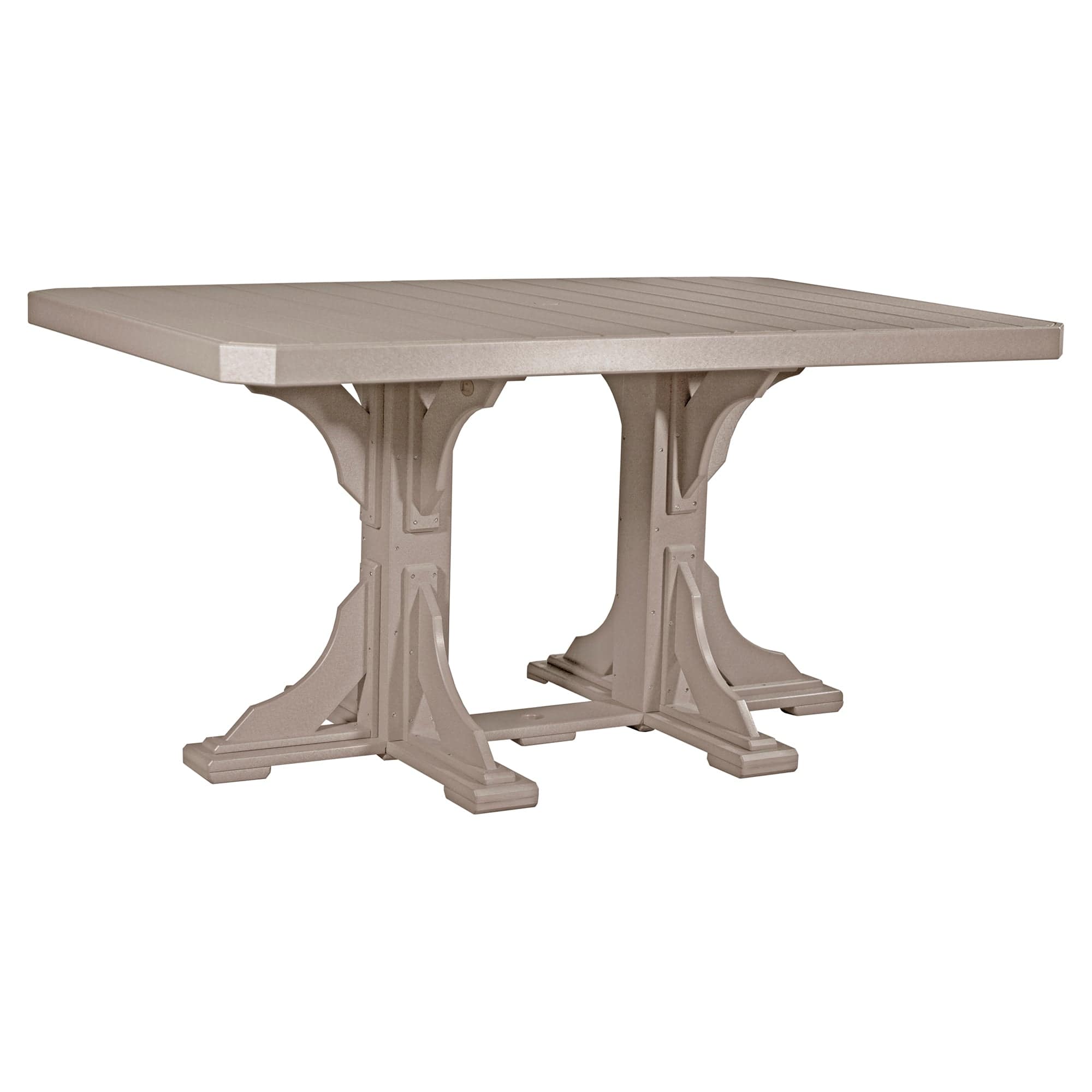 Luxcraft Poly Composite Rectangular Counter Height Dining Table