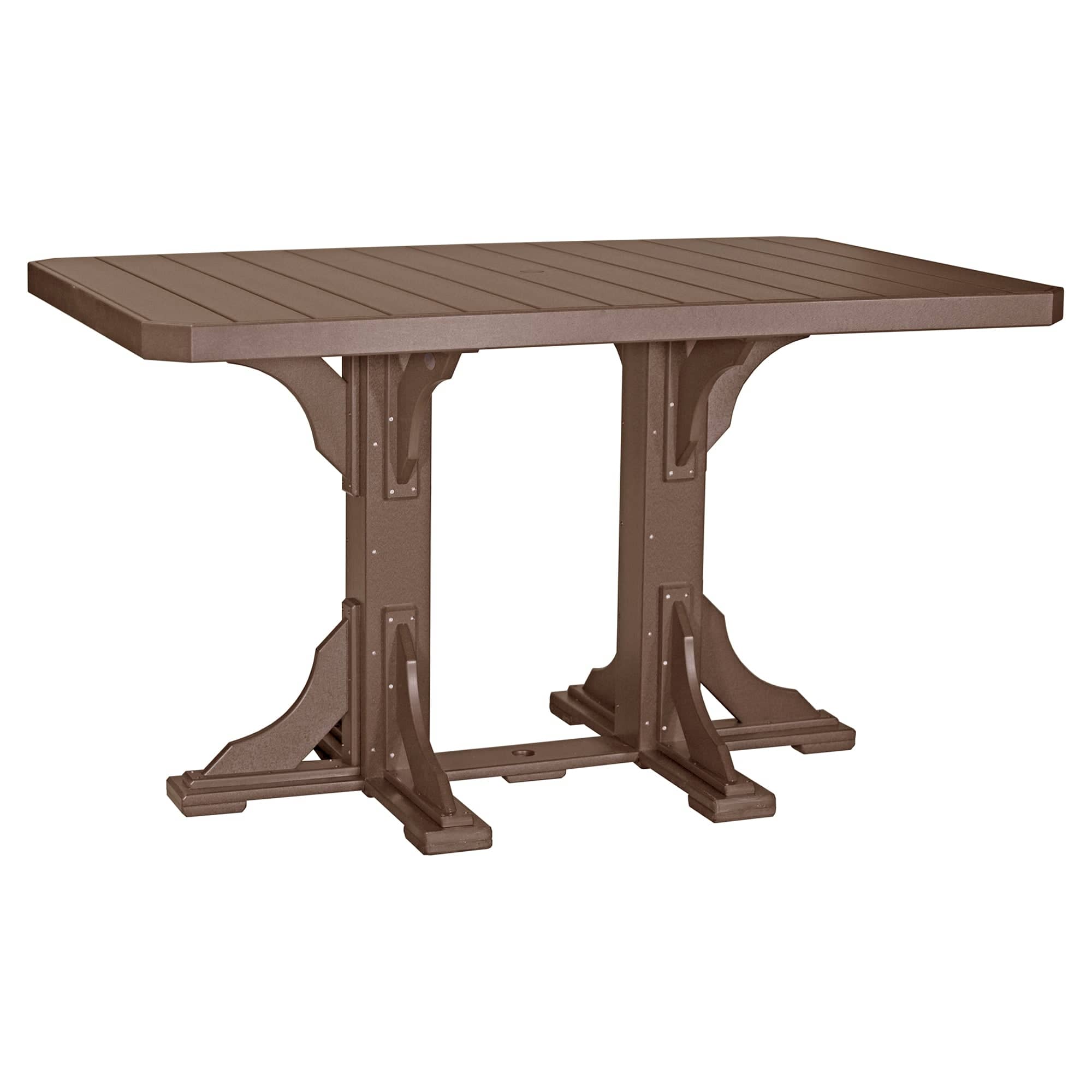 Luxcraft Poly Composite Rectangular Bar Dining Table