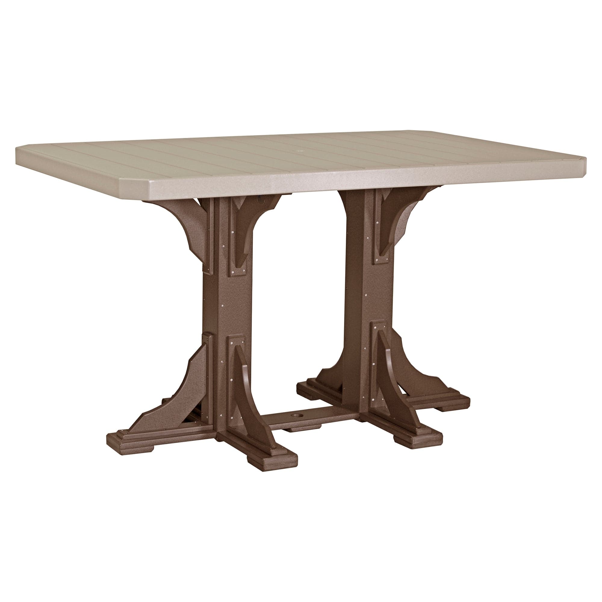 Luxcraft Poly Composite Rectangular Bar Dining Table