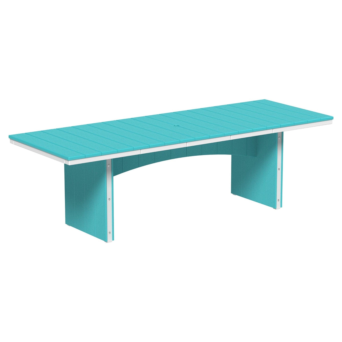 Luxcraft Urban 8-Person Rectangular Poly Dining Table & Chair Set
