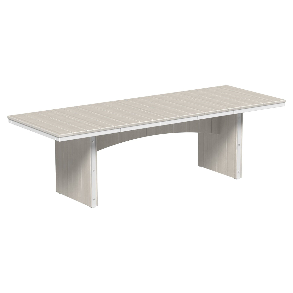 Luxcraft Urban 8-Person Rectangular Poly Dining Table & Chair Set