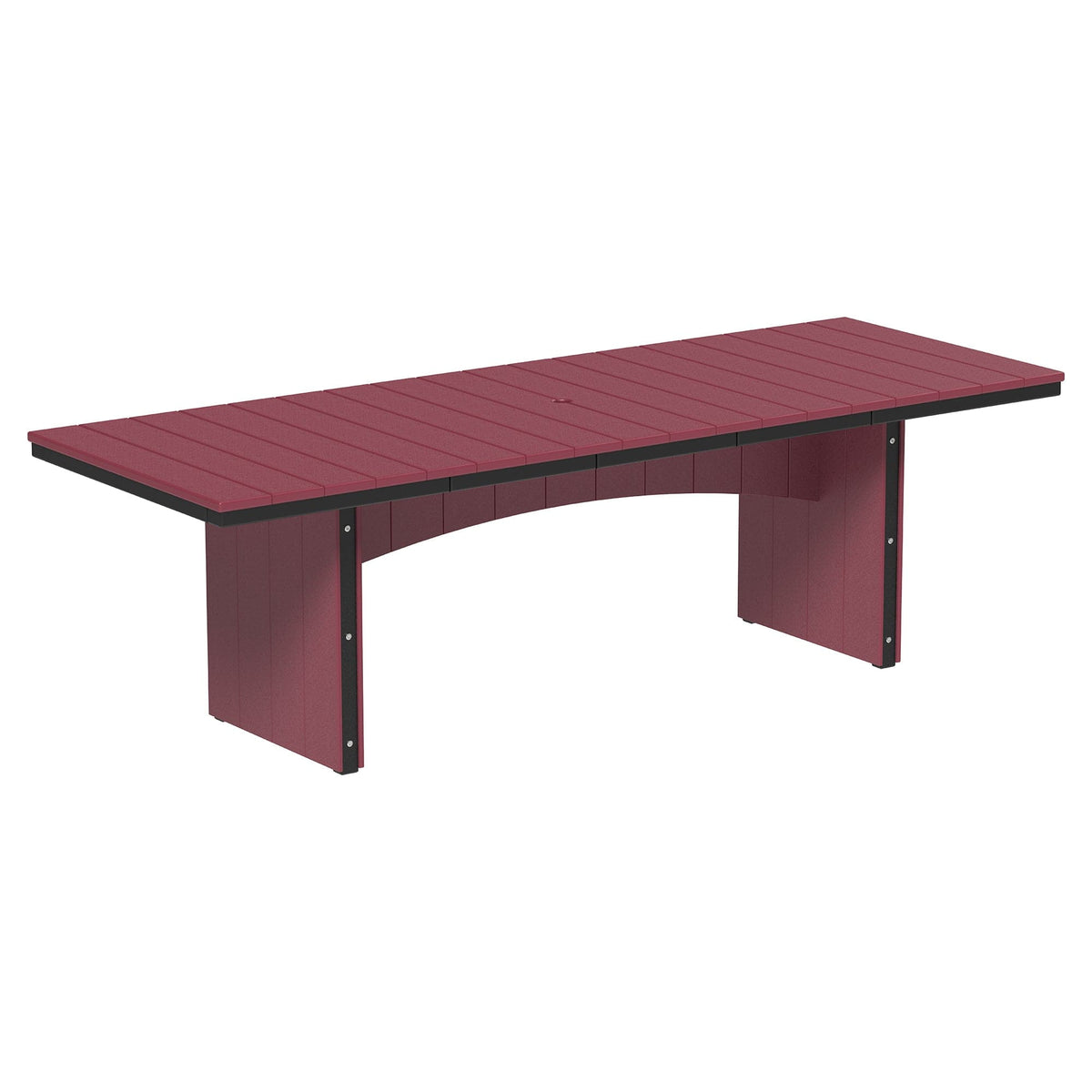 Luxcraft Urban 8-Person Rectangular Poly Dining Table & Chair Set