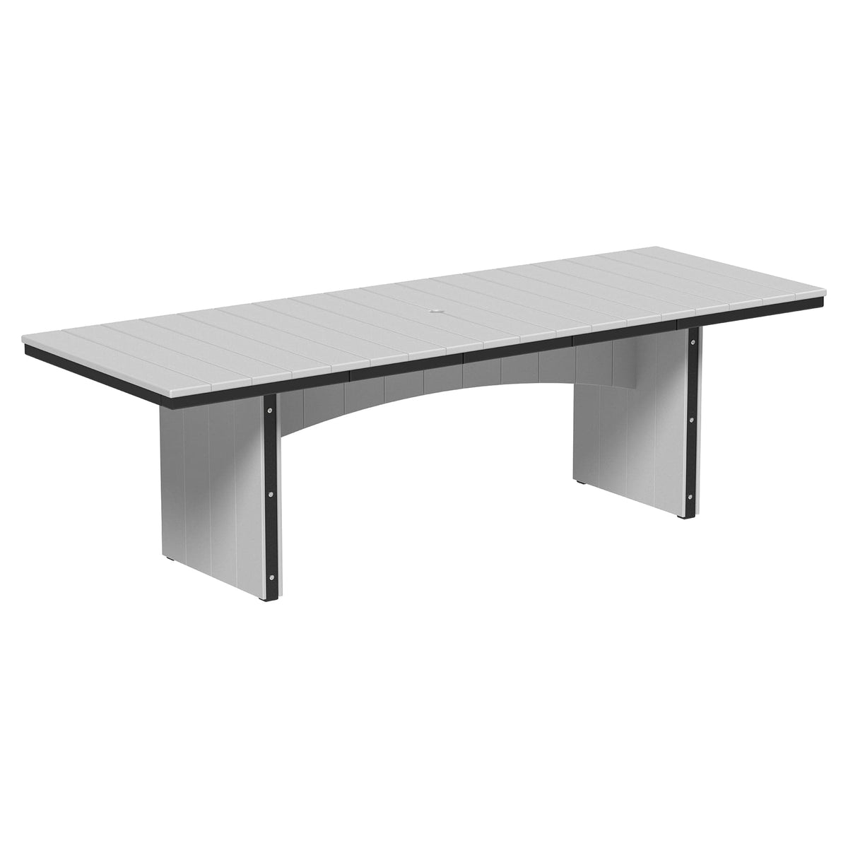 Luxcraft Urban 8-Person Rectangular Poly Dining Table & Chair Set