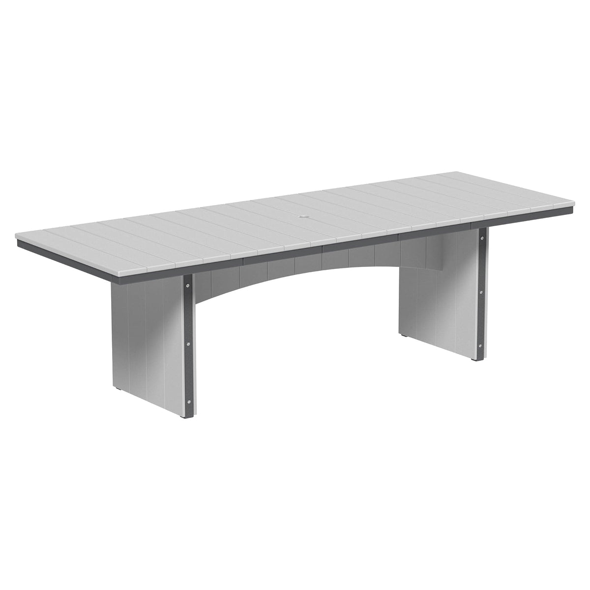 Luxcraft Urban 8-Person Rectangular Poly Dining Table & Chair Set