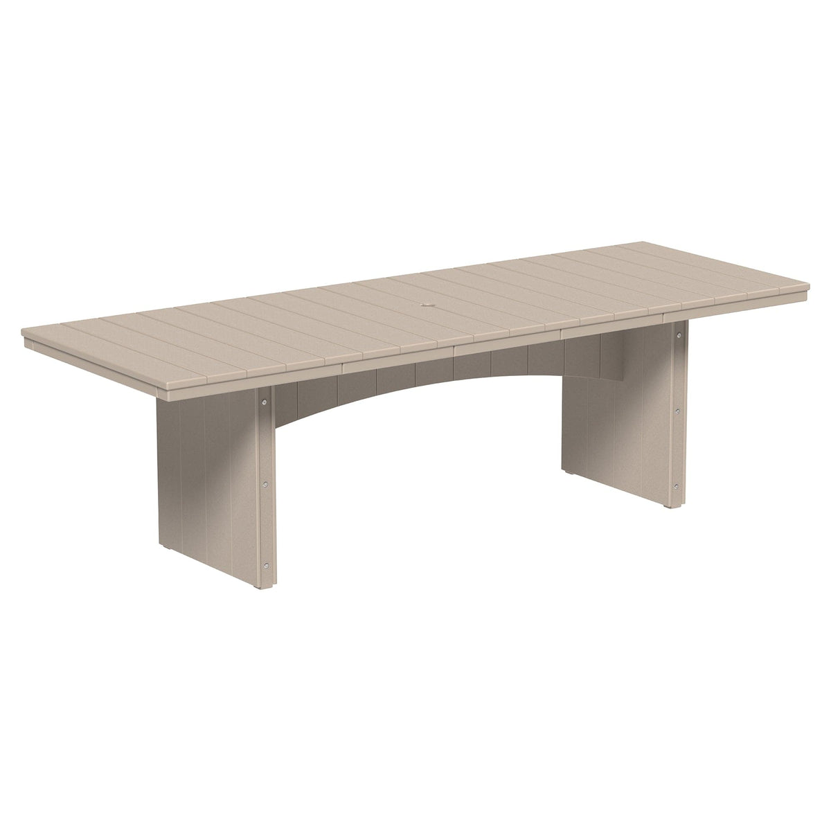 Luxcraft Urban 8-Person Rectangular Poly Dining Table & Chair Set