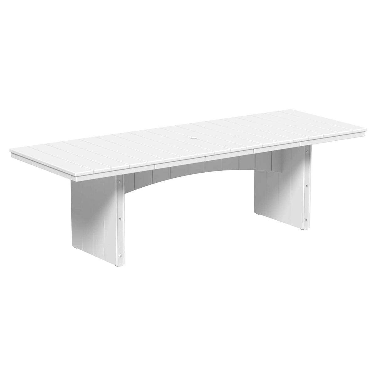 Luxcraft Urban 8-Person Rectangular Poly Dining Table & Chair Set
